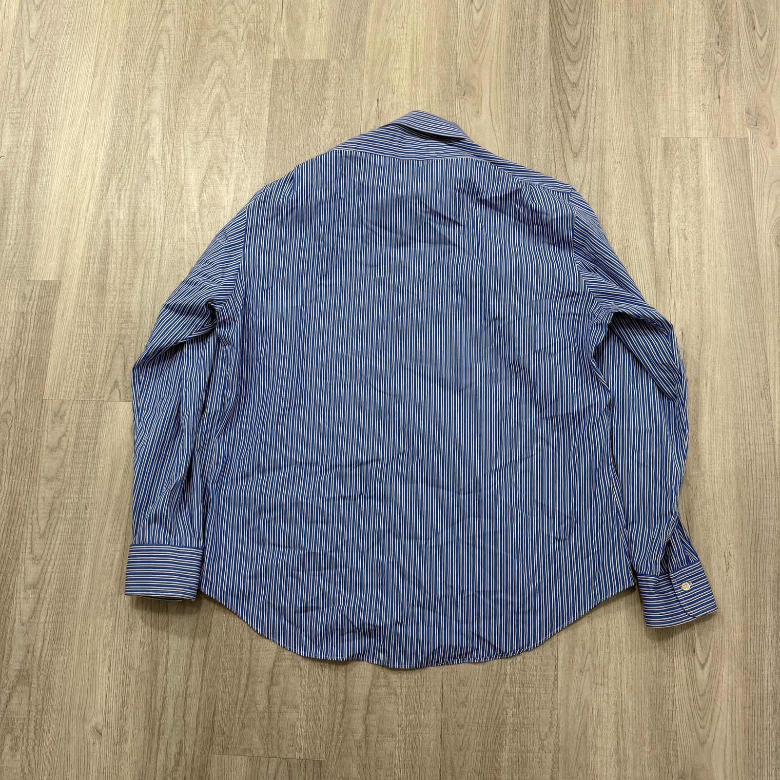 Polo Ralph Lauren Vintage Polo Ralph Lauren Regent Shirt Men's 17 34/35 Blue Size US XL / EU 56 / 4 - 5 Thumbnail