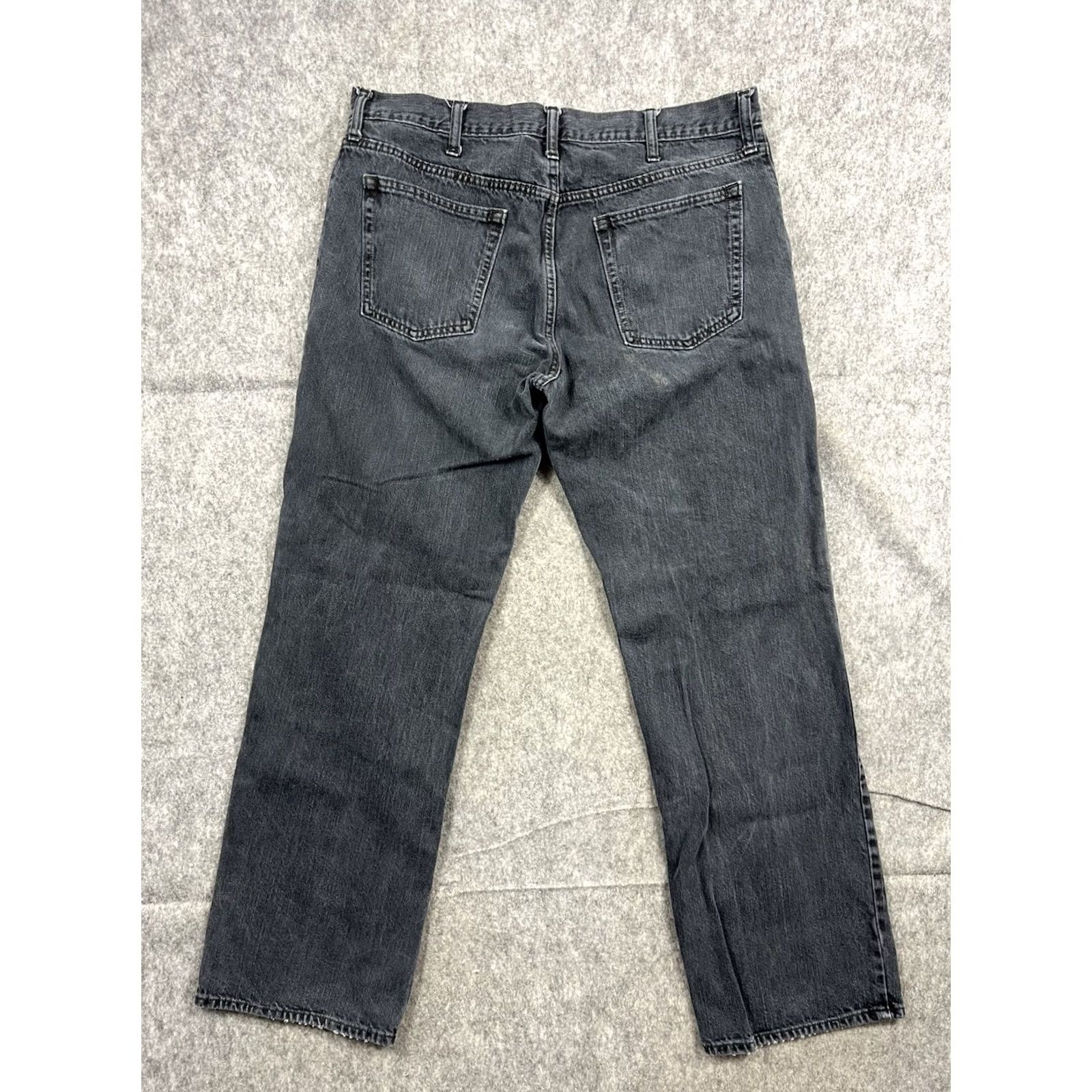 Old Navy Old Navy Famous Jeans Men's Faded Black Denim Straight Leg Casual Size 38x34 Size US 38 / EU 54 - 2 Thumbnail