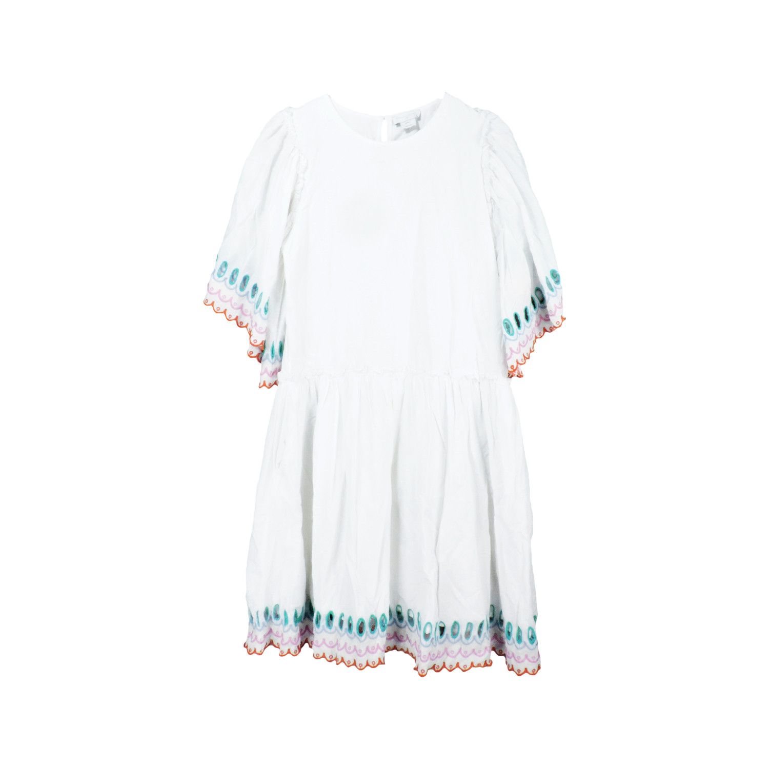 Stella McCartney STELLA MCCARTNEY KIDS SCALLOPED COTTON DRESS Size M / US 6-8 / IT 42-44 - 1 Thumbnail