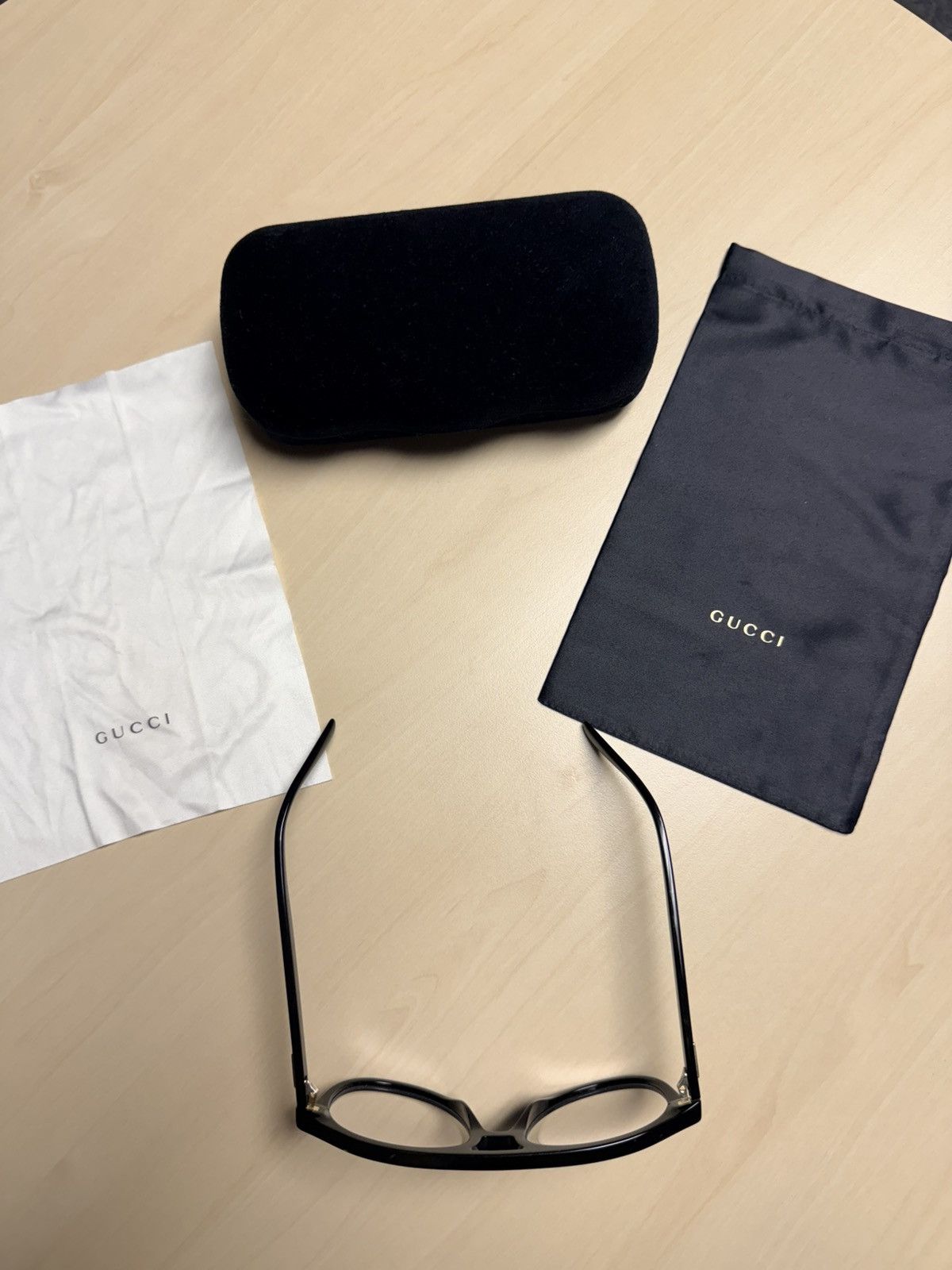 Gucci GUCCI Aviator Eyeglasses with non-prescription lenses Size ONE SIZE - 6 Thumbnail