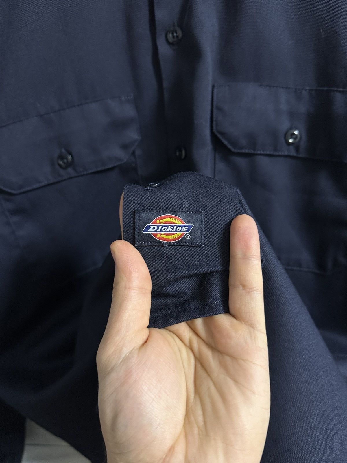 Vintage Rare Vintage Work Shirt Dickies Overshirt Size US M / EU 48-50 / 2 - 2 Thumbnail