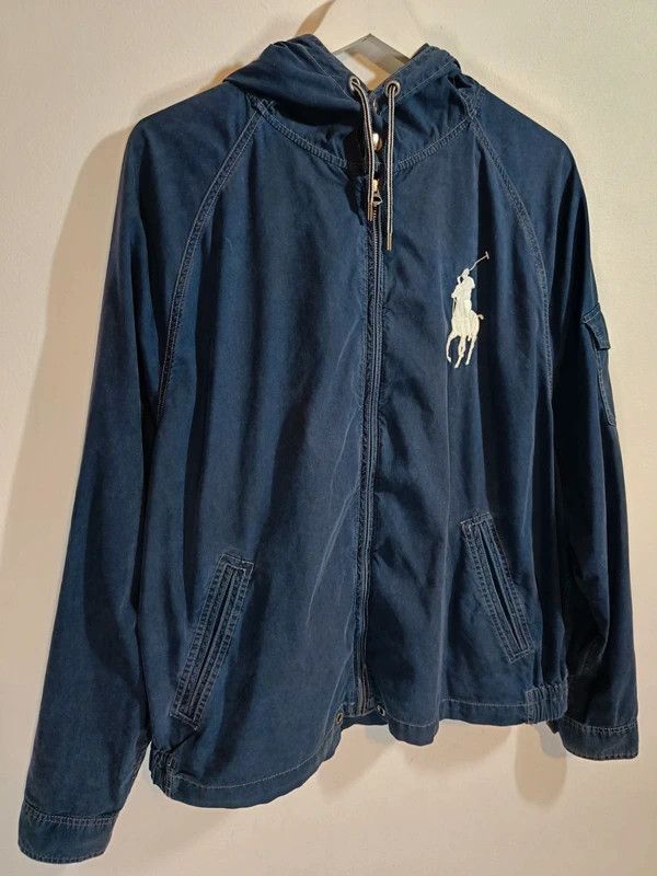 Polo Ralph Lauren Vintage Polo Ralph Lauren Zip Up Hooded Talon Zipper Jacket Size US XXL / EU 58 / 5 - 4 Thumbnail