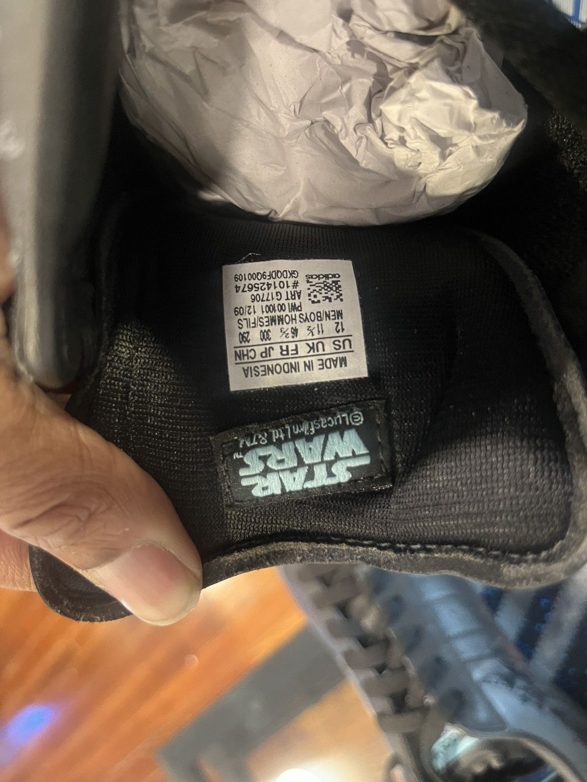 Adidas × Star Wars Adidas x Star Wars Death Star Superstars Black Size12 Collab Size US 12 / EU 45 - 11 Thumbnail