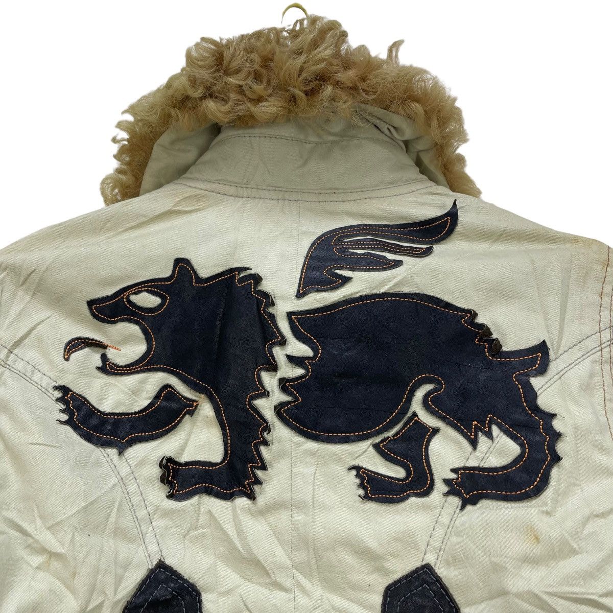 Designer × Diesel × Vintage Vintage Distressed Leather Madness Jacket Size S / US 4 / IT 40 - 6 Thumbnail