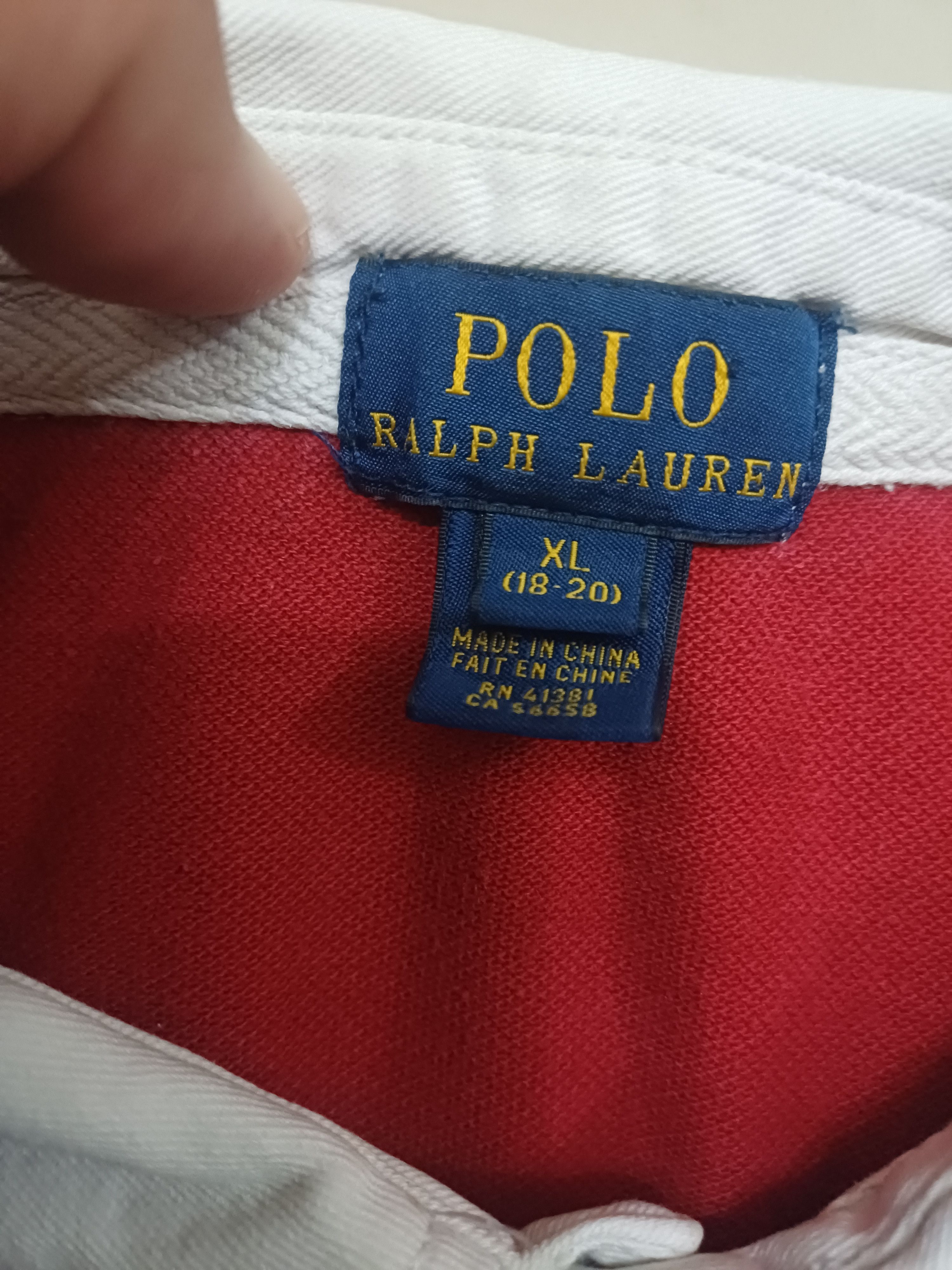 Designer × Polo Ralph Lauren × Rugby Ralph Lauren Nice block colour polo no. 3 rugby design 🔥🔥🔥 Size US S / EU 44-46 / 1 - 12 Thumbnail