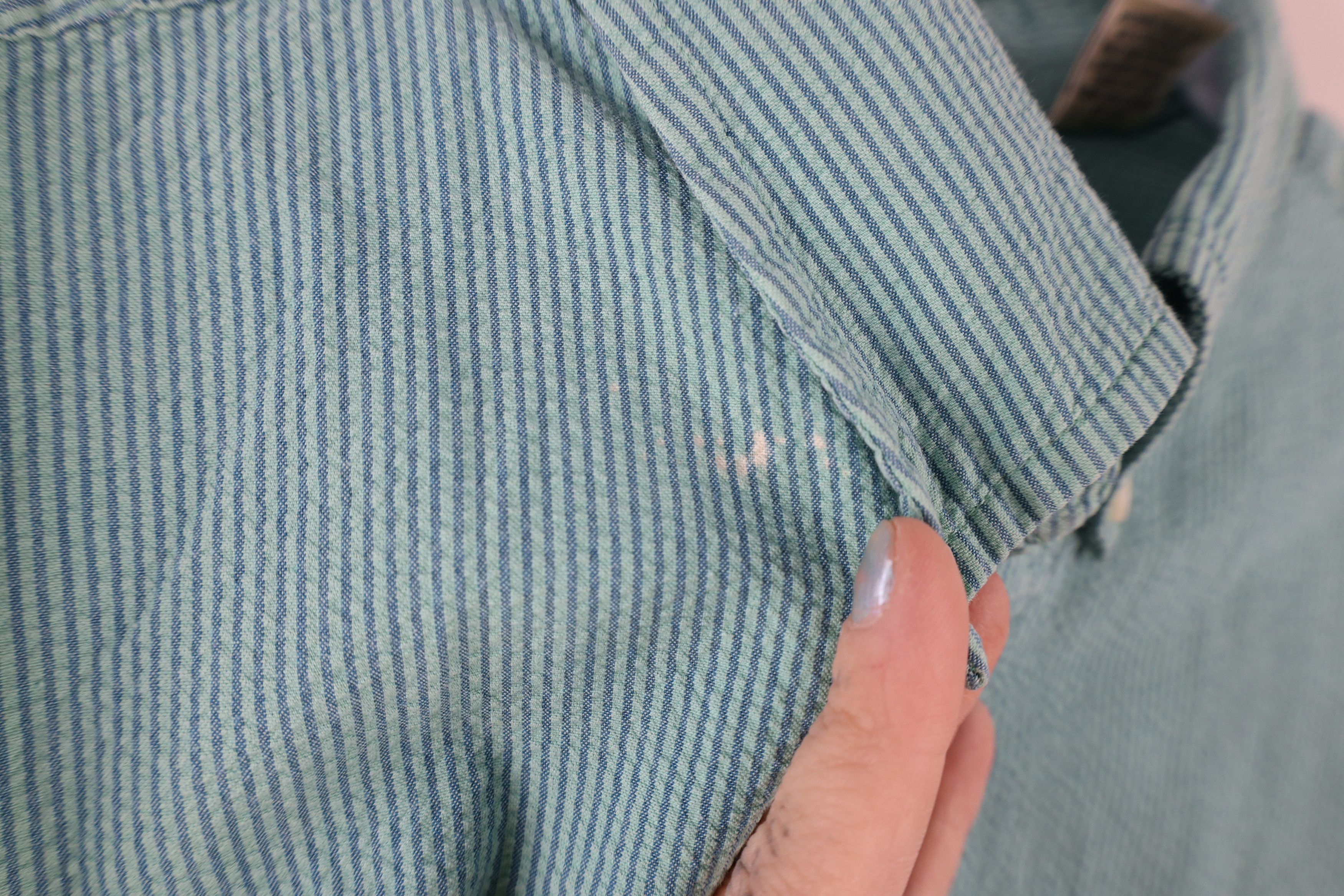 L.L. Bean × Vintage Vintage 90s LL Bean Sucker Short Sleeve Button Down Shirt Size US M / EU 48-50 / 2 - 5 Thumbnail