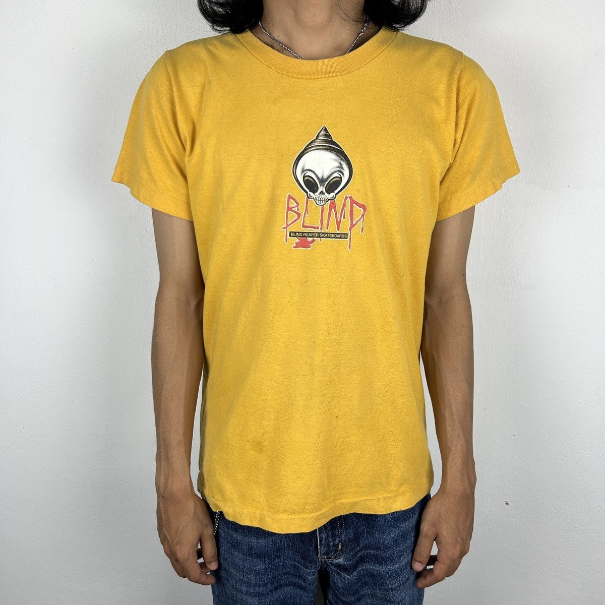 Blind Skateboards × Vintage 1990s Blind Skateboarding - Reaper Size US S / EU 44-46 / 1 - 1 Thumbnail