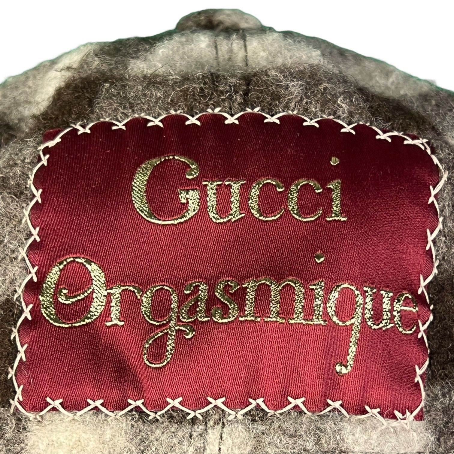 Gucci Gucci Orgasmique Brown White Wool Plaid Bucket Hat NWT Size ONE SIZE - 3 Thumbnail
