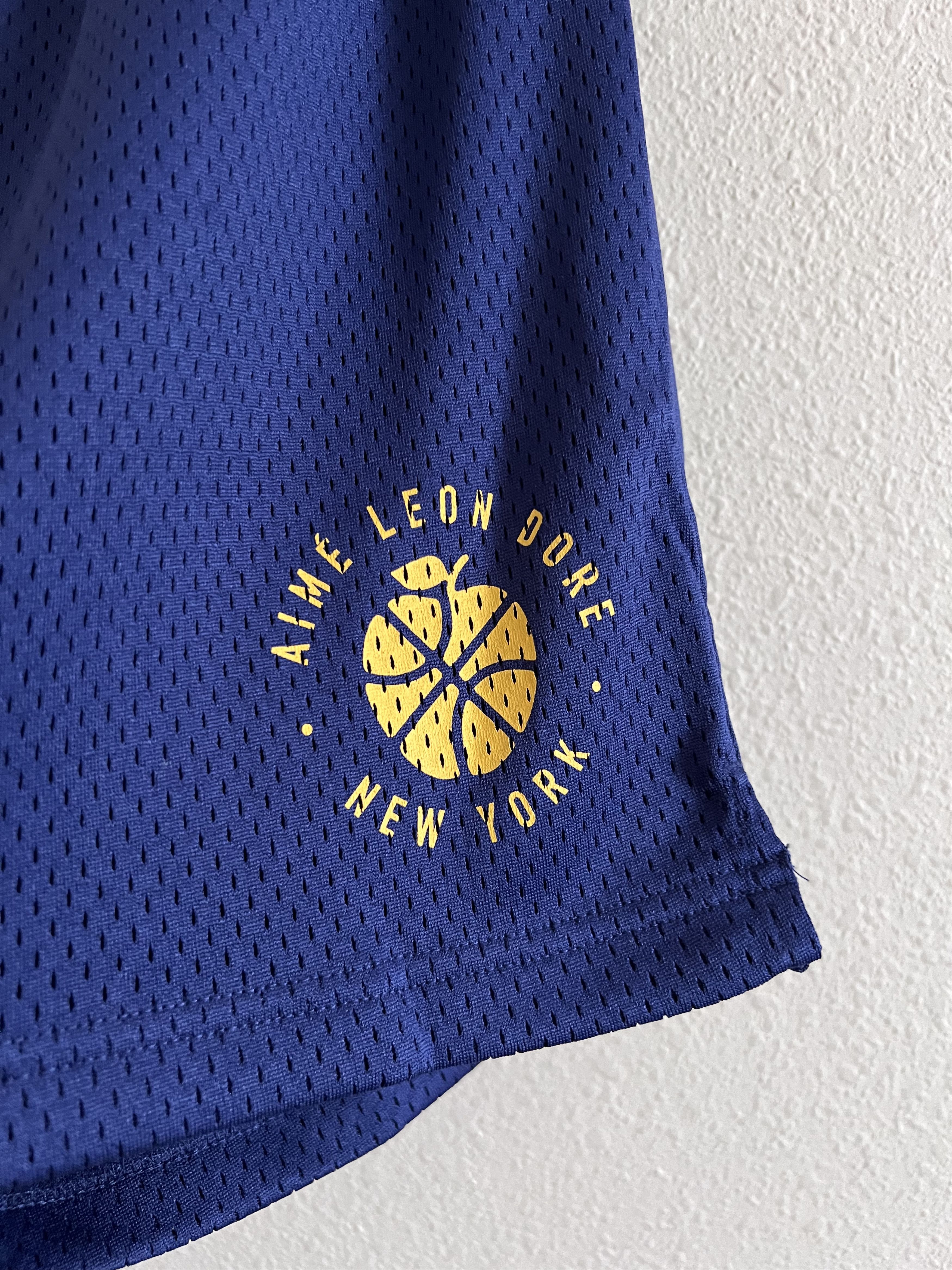 Aime Leon Dore Aime Leon Dore New Balance Sonny NY Gym Shorts in Blue Size US 30 / EU 46 - 3 Thumbnail