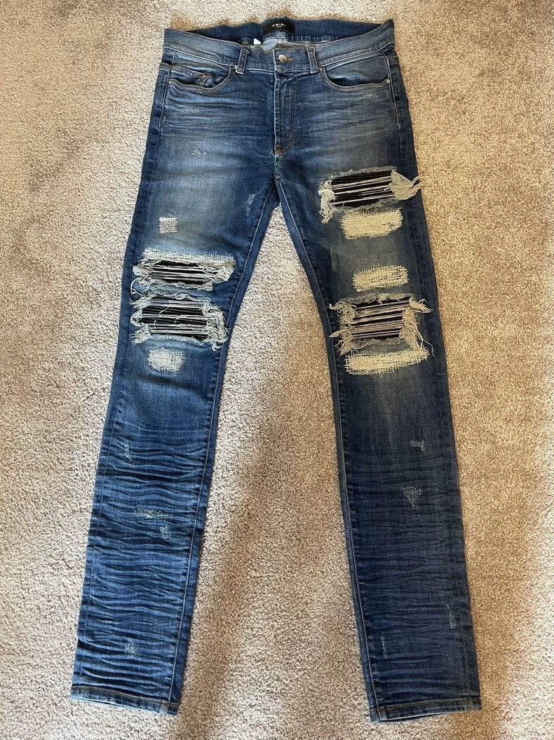 Amiri Distressed Denim Jeans Early - dmc