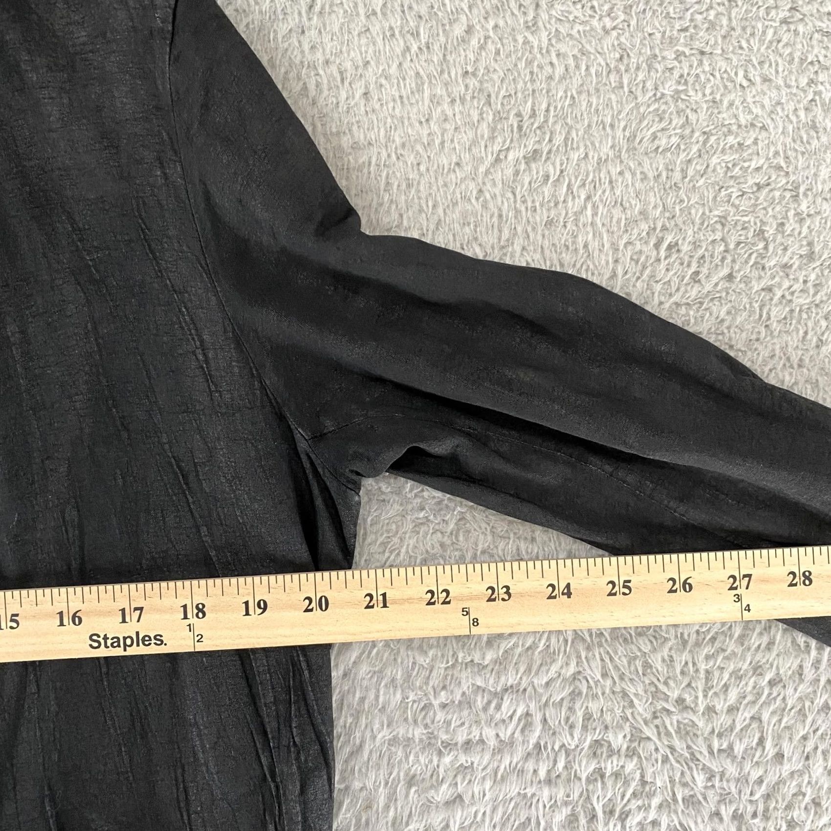 NASA Rundholz Jacket Avant Garde Dip Gloss Coat Womens L/XL NASA Patch Duster Gothic Long Sleeve Black TRENCH Coat Size XL / US 12-14 / IT 48-50 - 5 Thumbnail