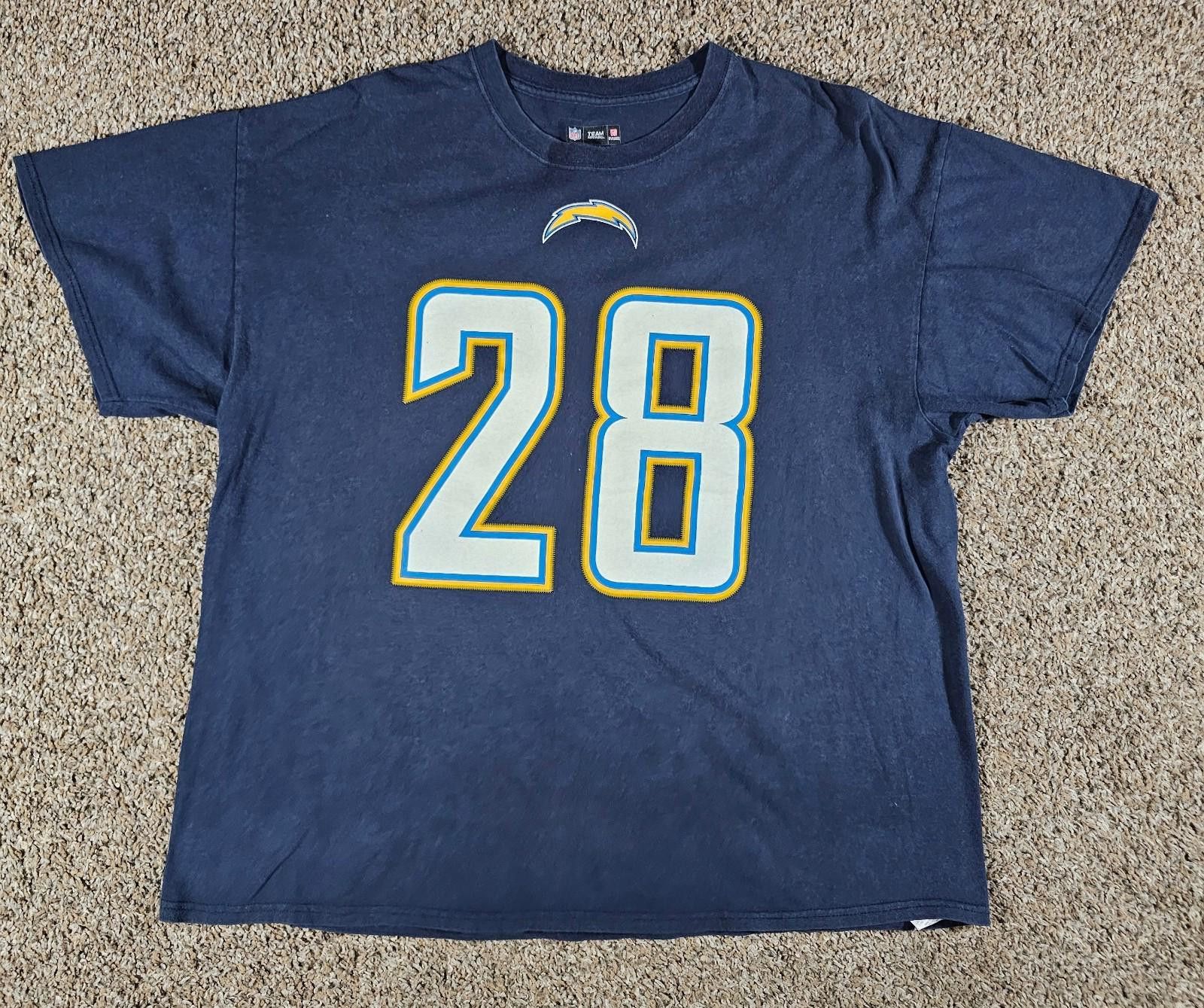 Other Chargers Melvin Gordon XL Blue Tshirt Size ONE SIZE - 1 Thumbnail