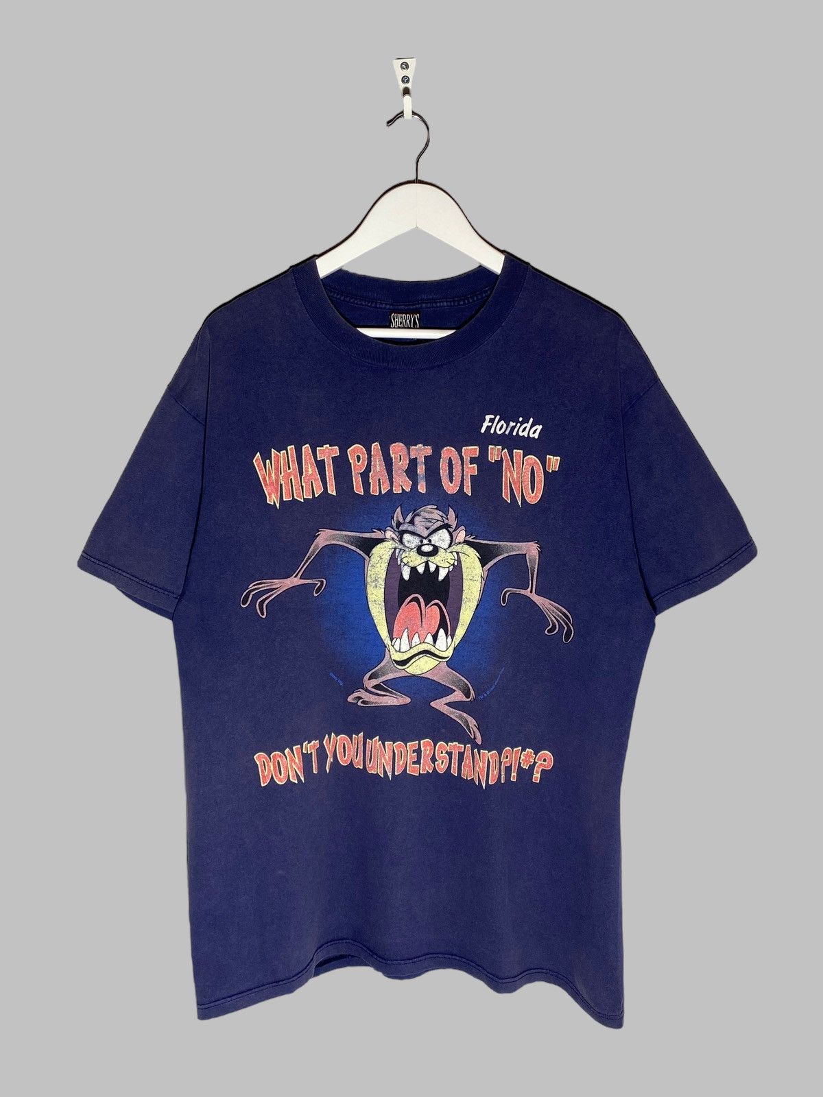 Vintage Vintage 90s Taz Looney Tunes T-shirt Graphic Tee Sherry’s Size US XL / EU 56 / 4 - 1 Thumbnail