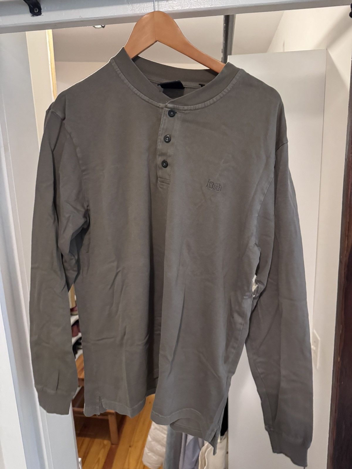 Kith Kith Long Sleeve - Dark Green Embroidered - Large Size US L / EU 52-54 / 3 - 1 Thumbnail
