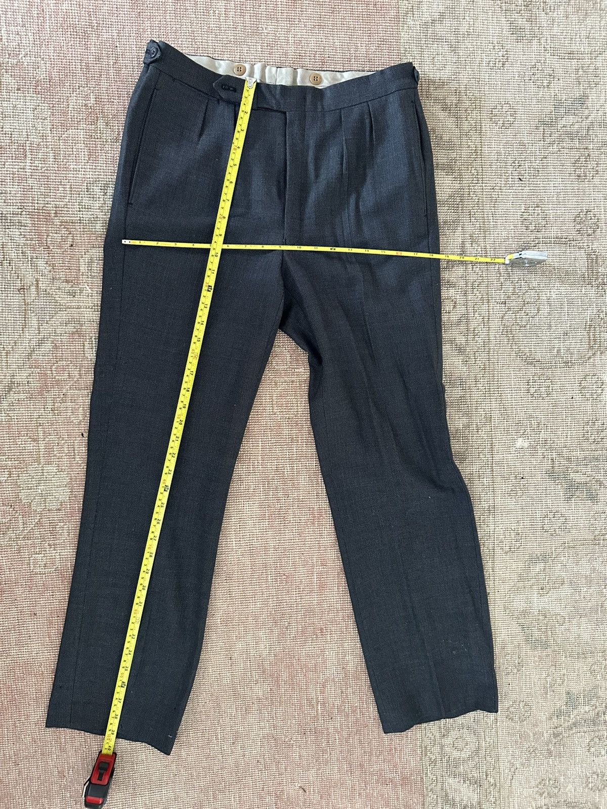 Paul Stuart Paul Stuart Grey Birdseye Wool Suit | 38R / 32W Size 38R - 4 Thumbnail