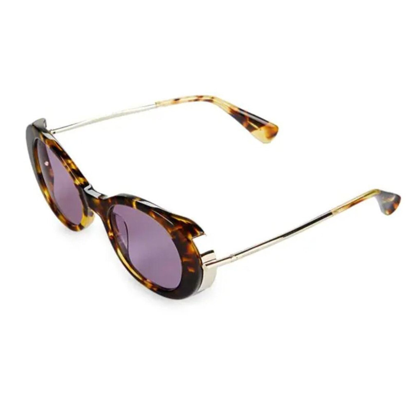 Max Mara Max Mara 51MM Oval Sunglasses Size ONE SIZE - 2 Thumbnail