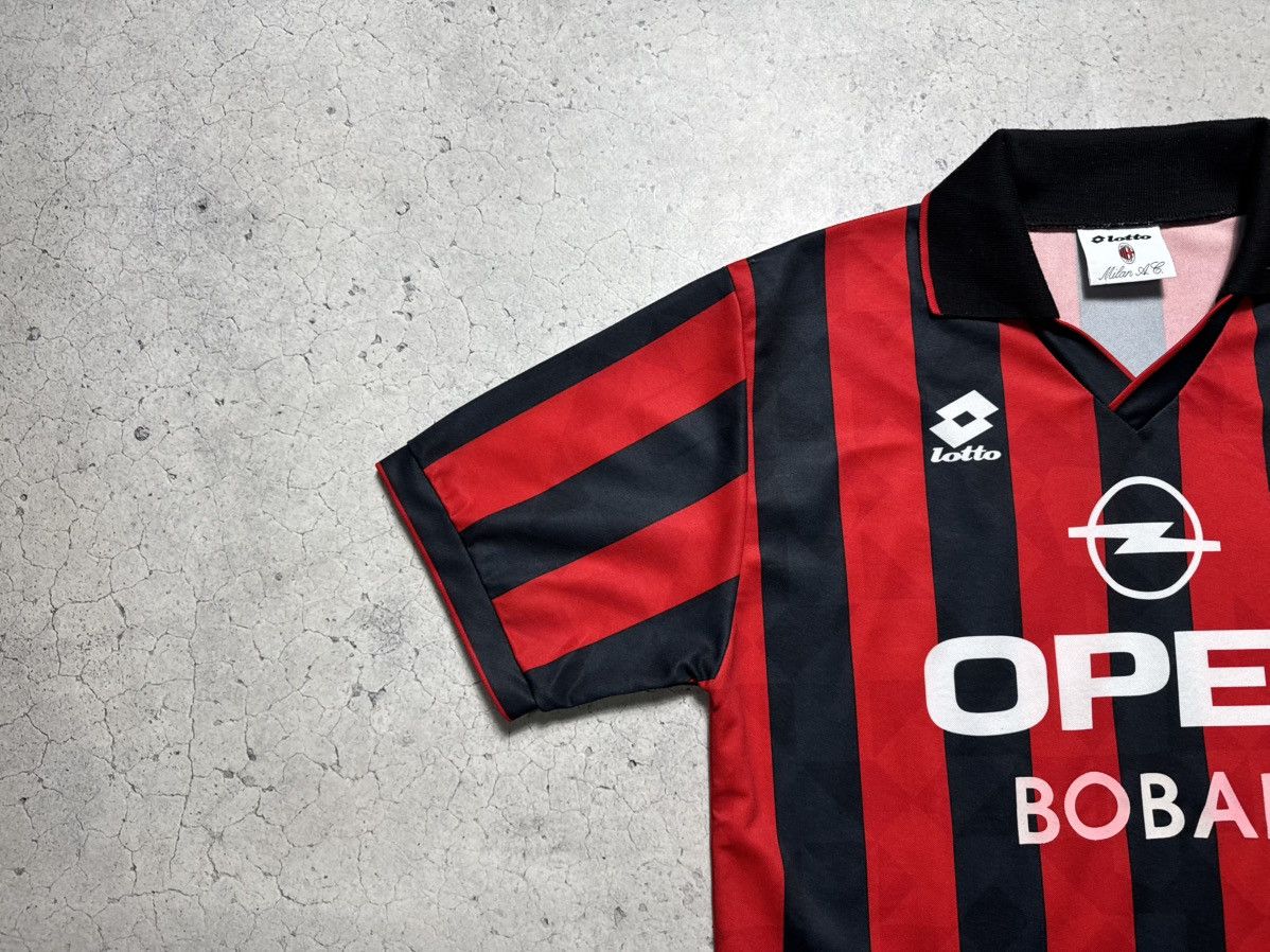 Lotto Sport Lotto Sport AC Milan 1995/1996 Vintage Soccer Jersey Size US L / EU 52-54 / 3 - 3 Thumbnail