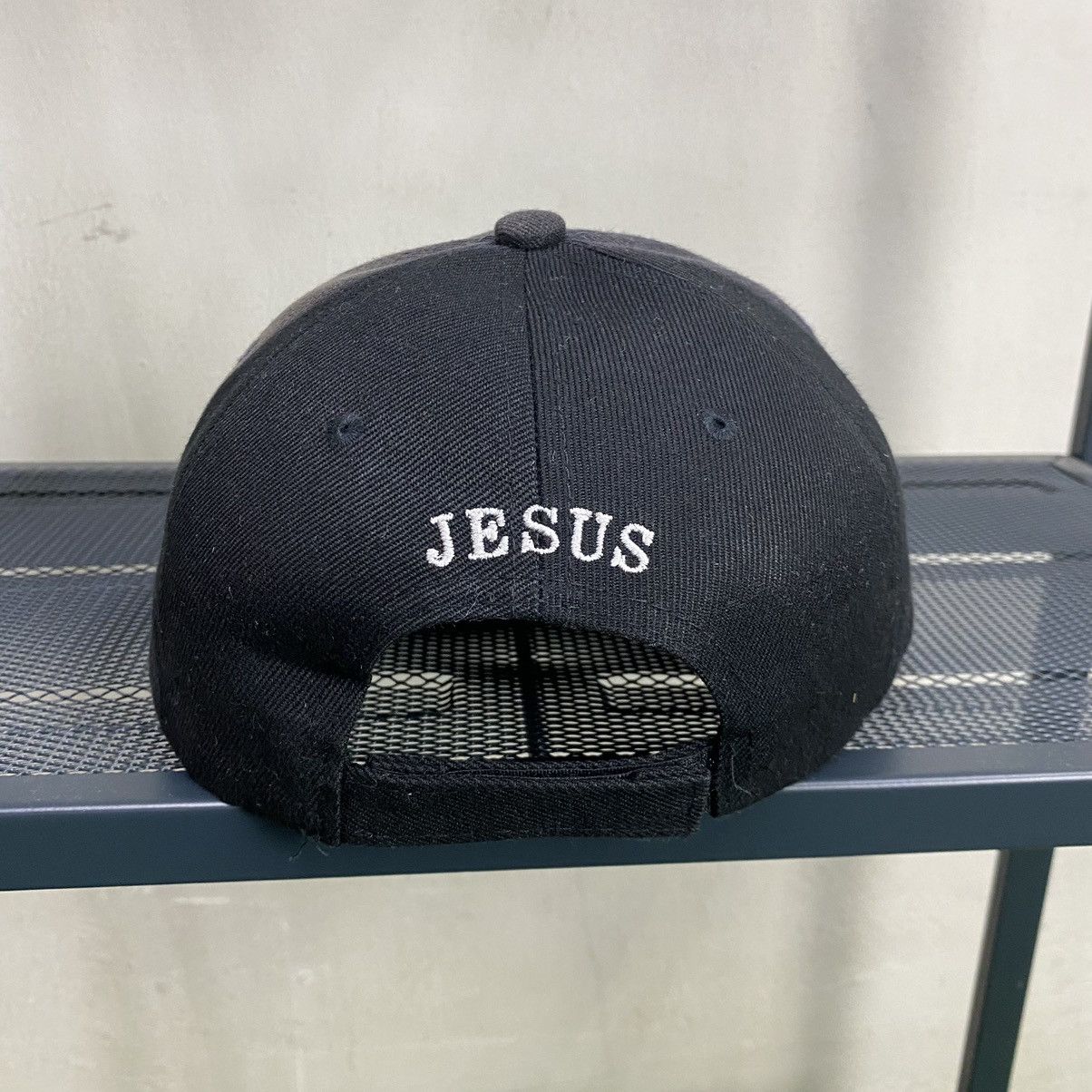 Blackhawk! Vintage Y2K Black Hawk ‘Lord Jesus Christ Savior’ Flame Hat Size ONE SIZE - 3 Thumbnail