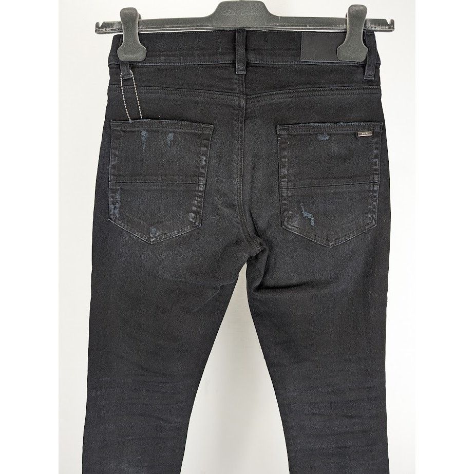 Amiri o1rshd1 Scarves Art Patch Jeans in Antique Black 28 Size US 28 / EU 44 - 13 Thumbnail