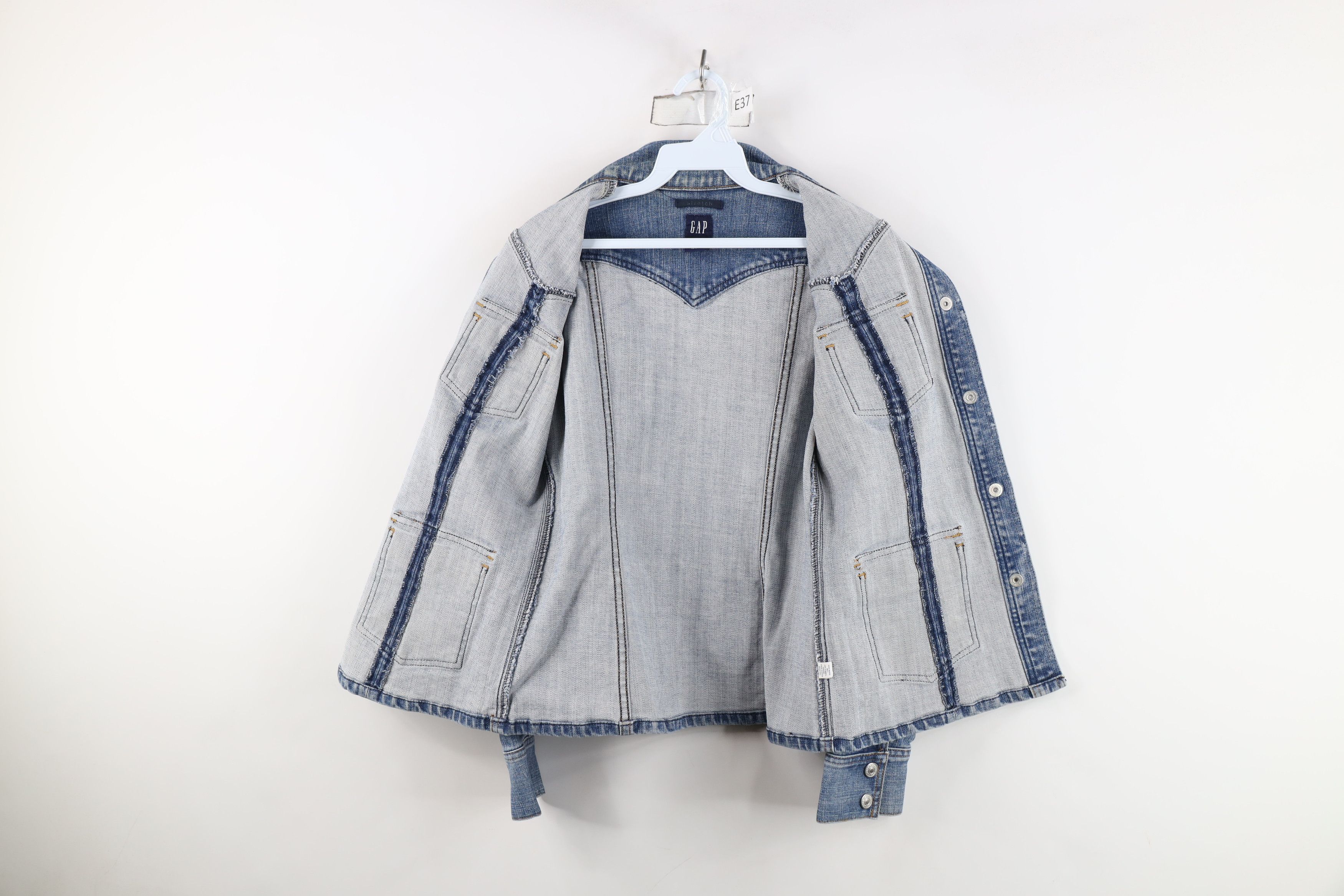 Gap Vintage Y2K 2003 Gap Stretch Western Denim Jean Jacket Size S / US 4 / IT 40 - 10 Thumbnail