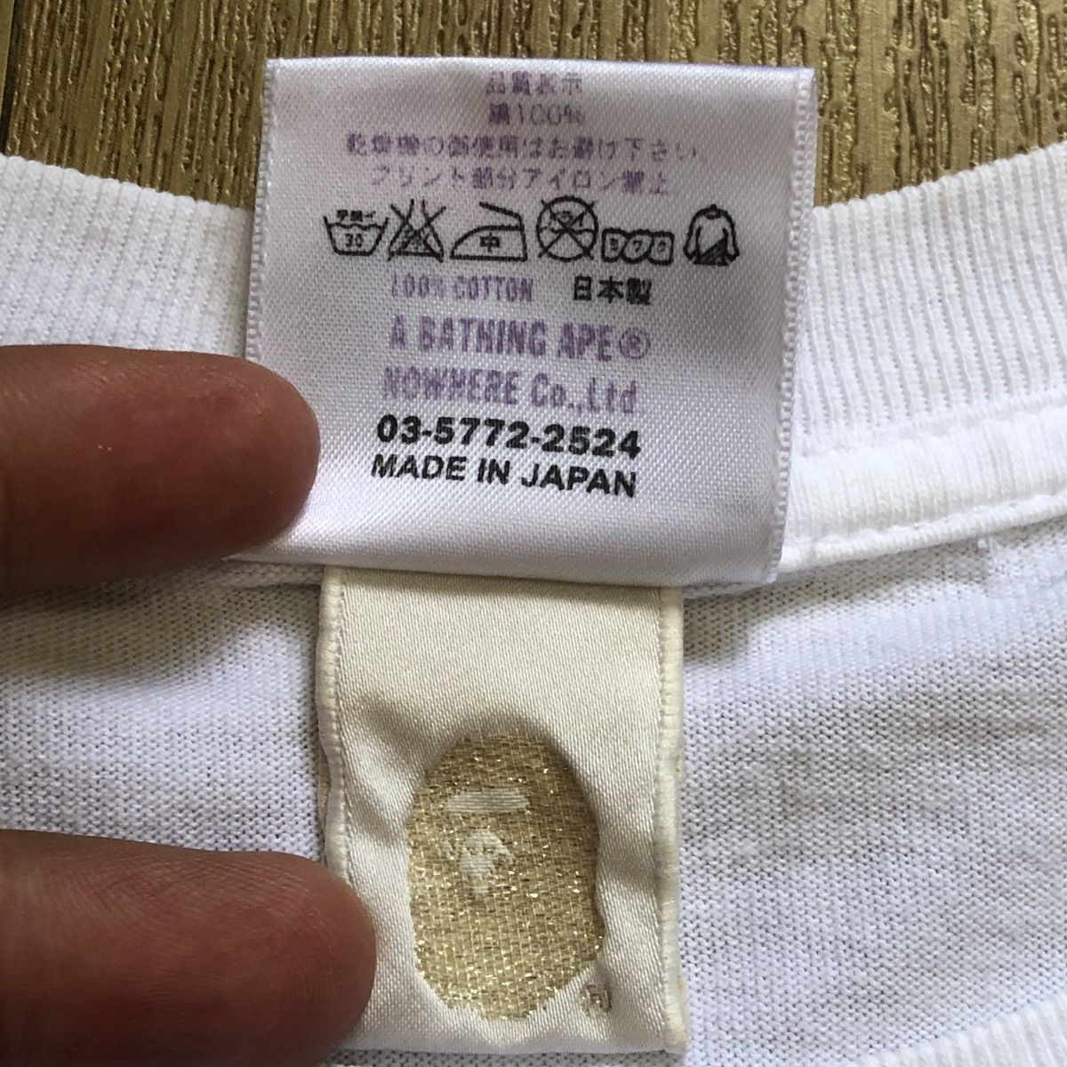Bape RARE OG A Bathing Ape Nigo Tee (2007) Size US M / EU 48-50 / 2 - 8 Thumbnail