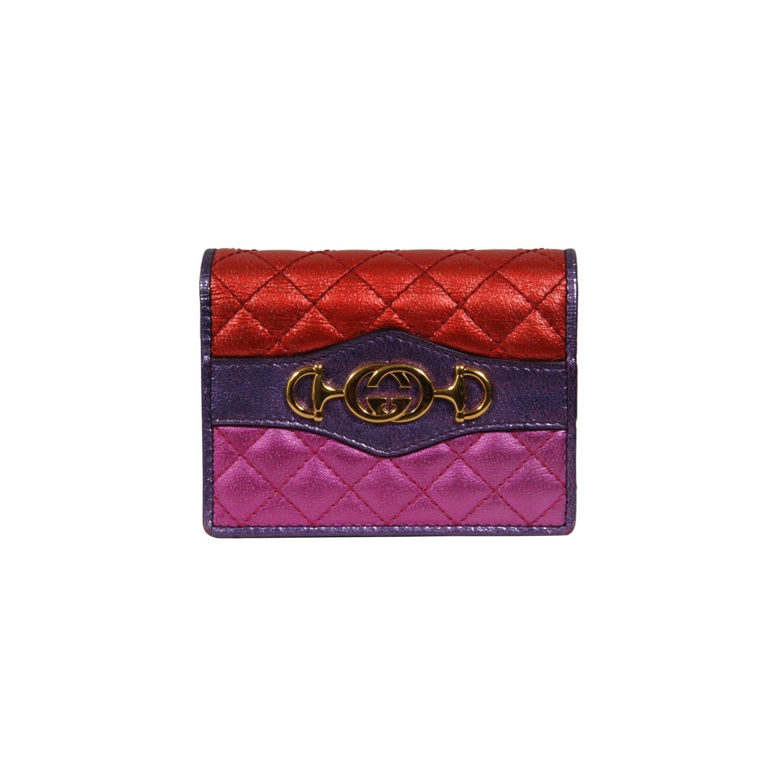 Gucci Zumi Card Case Laminated Nappa Trapunata Wallet Size ONE SIZE - 13 Thumbnail