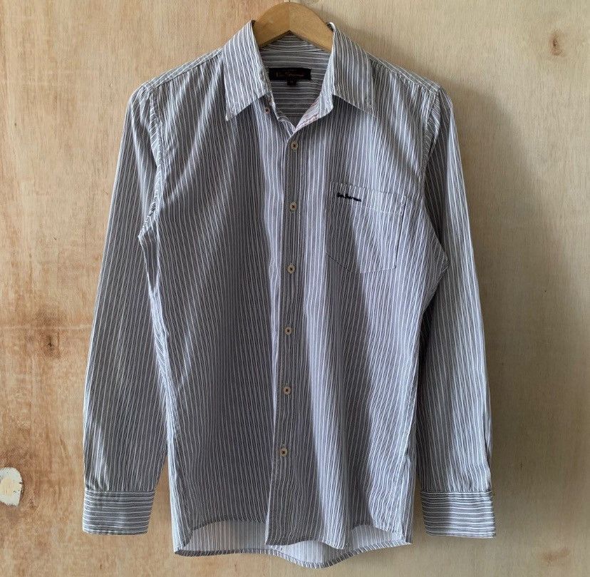 Ben Sherman × Designer × Vintage Ben Sherman London Button Up Stripes Shirts Size US M / EU 48-50 / 2 - 1 Thumbnail