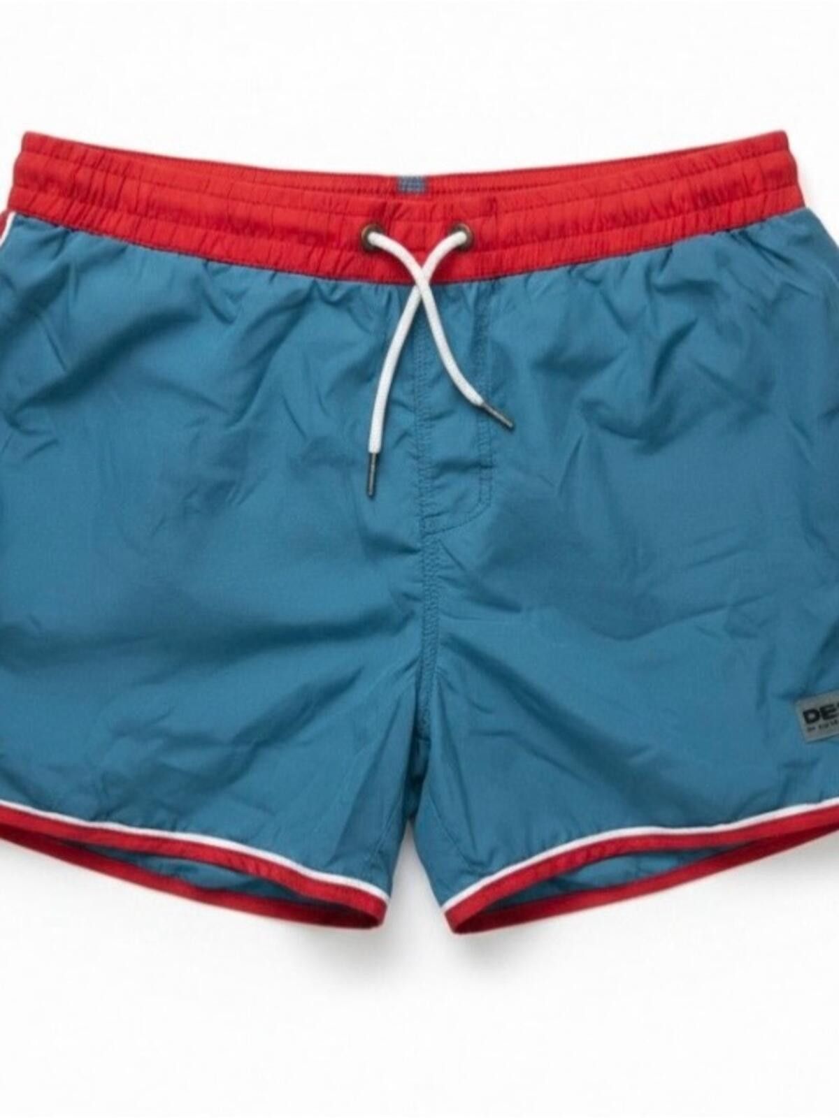 Other Men's Teal Swim Trunks with Red Waistband Size US 40 / EU 56 - 1 Thumbnail