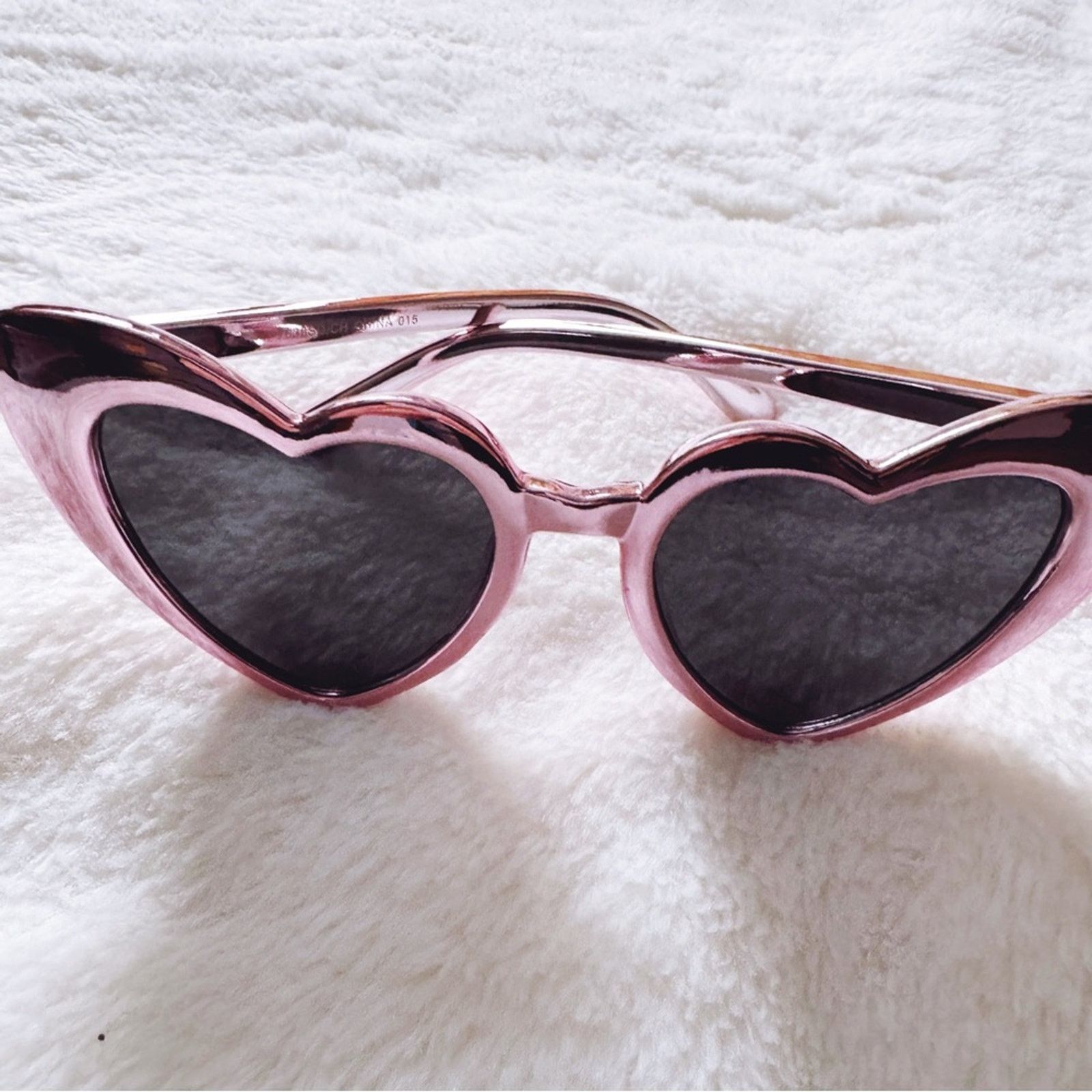 Other Addison Pink Heart-Shaped Sunglasses Size ONE SIZE - 5 Thumbnail