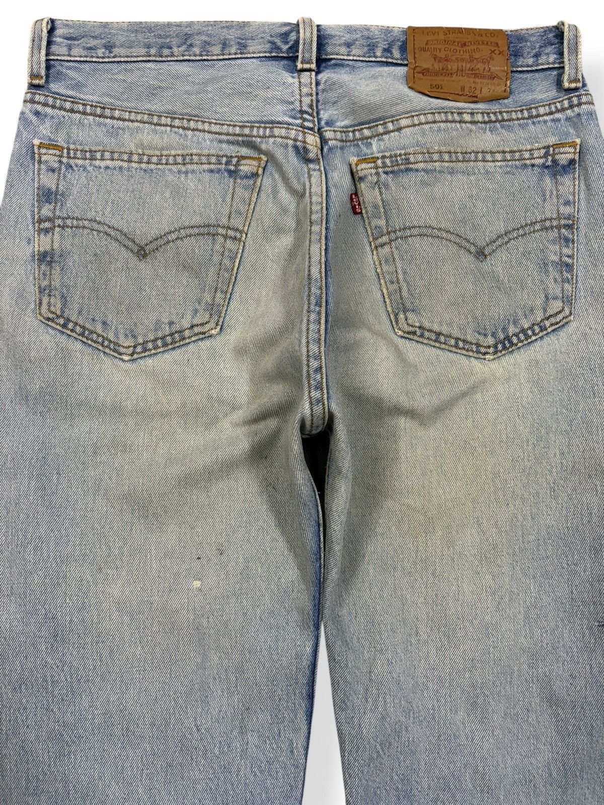 Levi's Vintage 90s Levis 501 Rusty Mud Wash Distressed Grunge Jeans Size US 31 - 12 Thumbnail