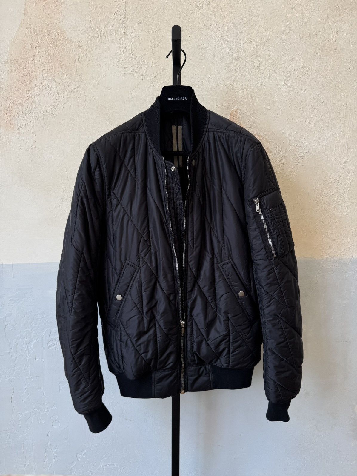Rick Owens Drkshdw QUILTED BOMBER PUFFER SYMMETRICAL JACKET Size US M / EU 48-50 / 2 - 3 Thumbnail