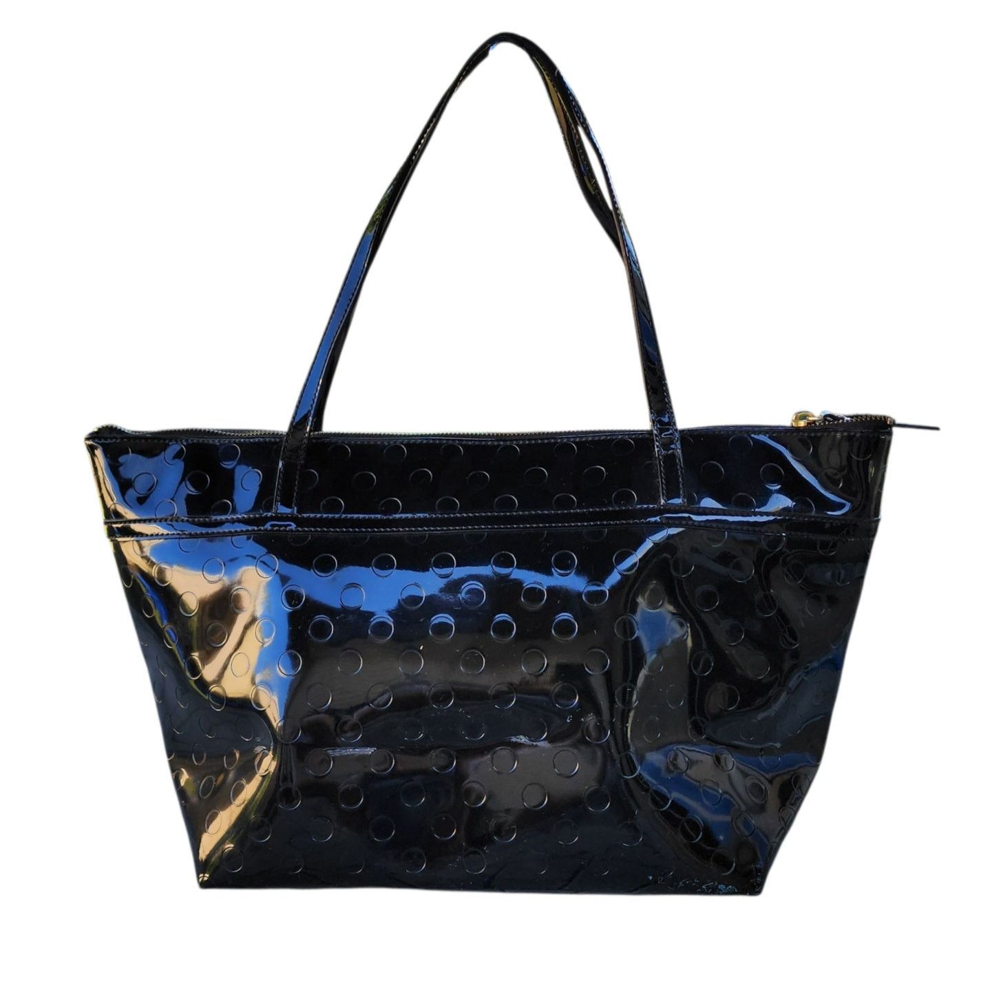 Kate Spade Kate Spade Sophie Camellia Street Polka Dot PVC 11Tote Bag Size ONE SIZE - 3 Thumbnail