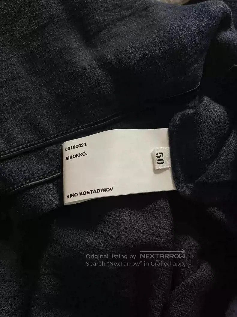 Kiko Kostadinov Kiko Kostadinov Isaac Double Layer Shirt. Size US M / EU 48-50 / 2 - 7 Thumbnail