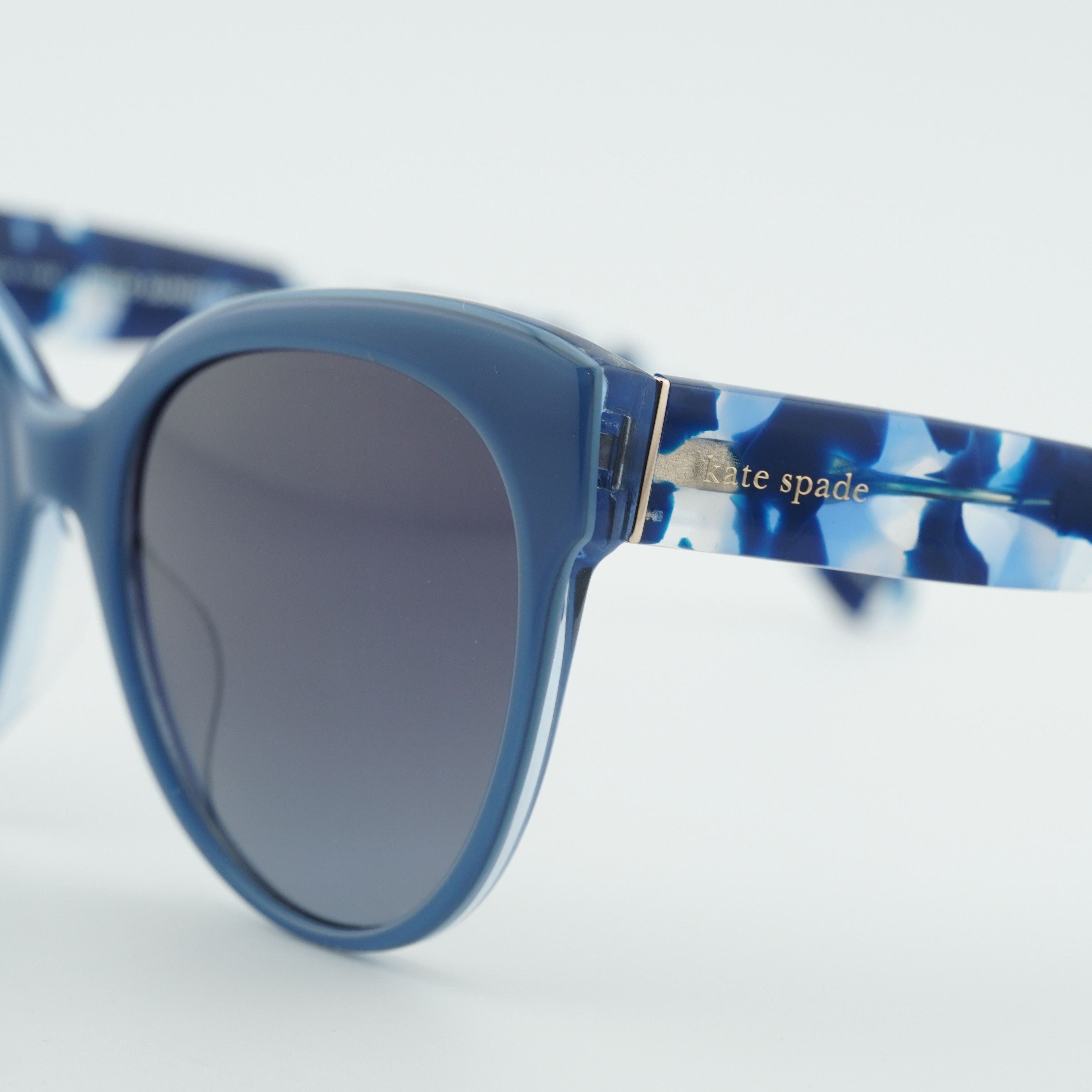 Kate Spade Kate Spade AUBRIELLA/G/S 0PJP 9 Sunglasses Blue Cat Eye Size ONE SIZE - 2 Thumbnail