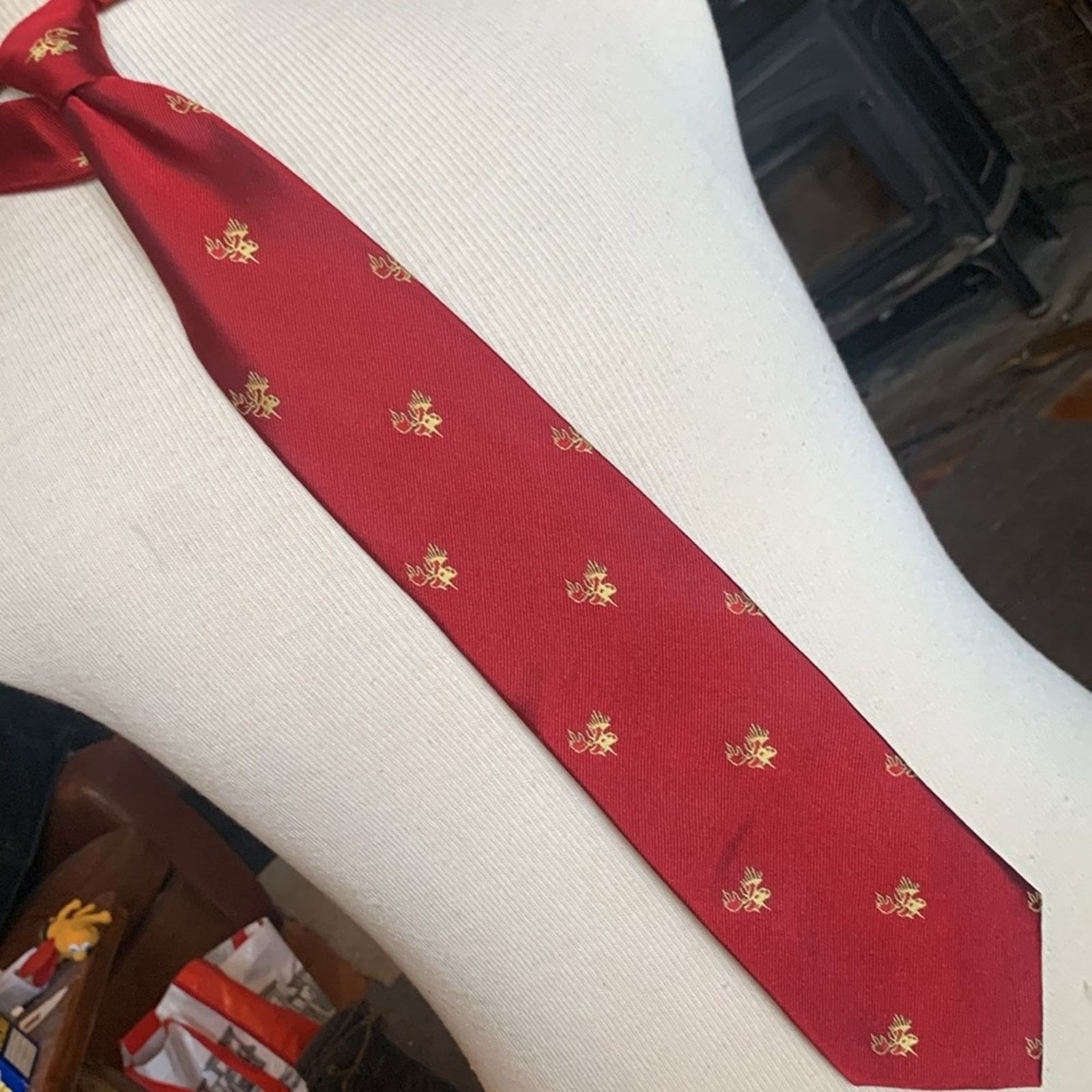 Vintage Moosehead custom handmade Barnard Maine necktie rugged Size ONE SIZE - 4 Thumbnail