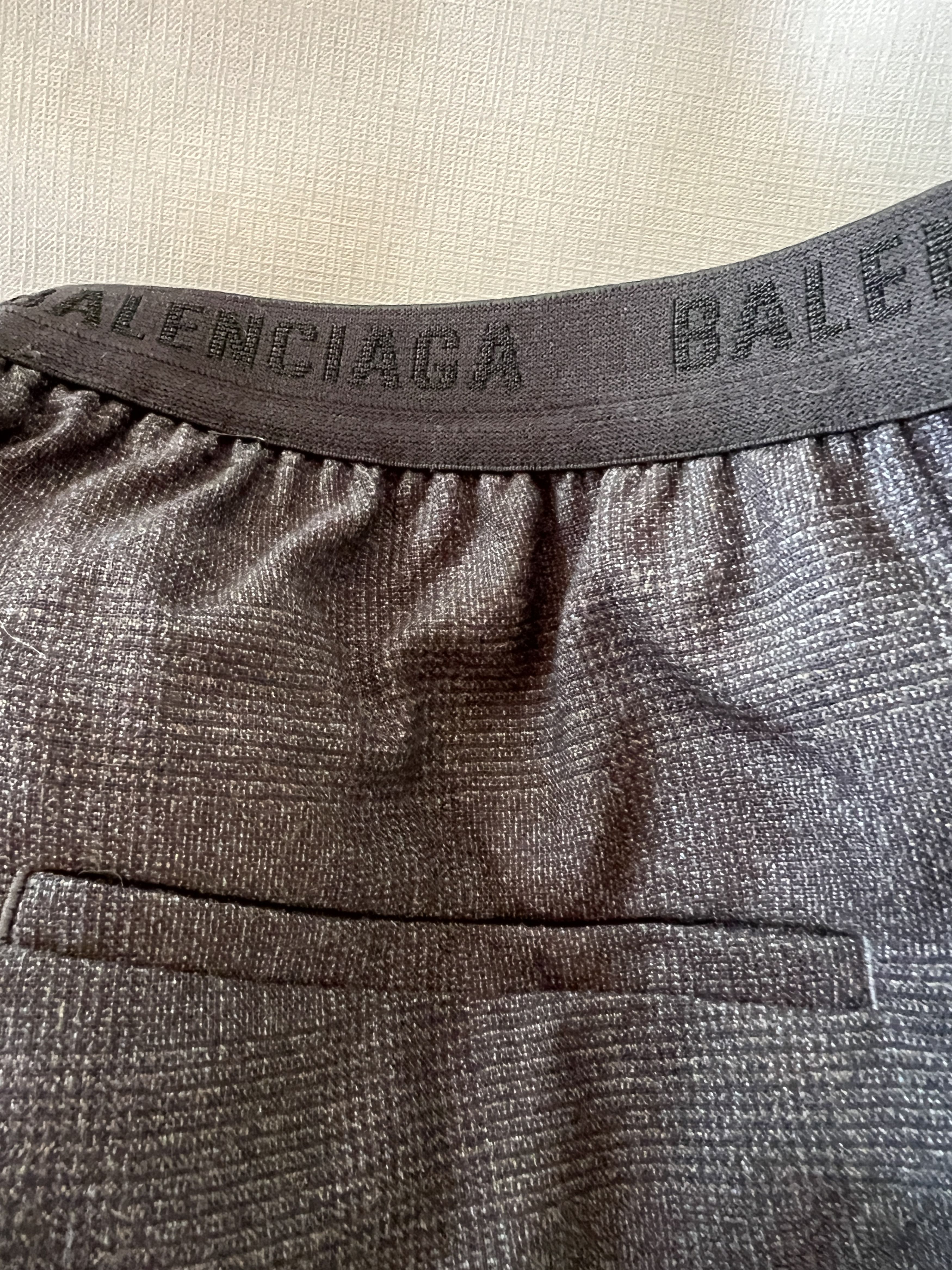 Balenciaga BALENCIAGA by DEMNA ELASTIC LOGO WAIST FLUIT SKATE PANTS 44 Size US 30 / EU 46 - 13 Thumbnail