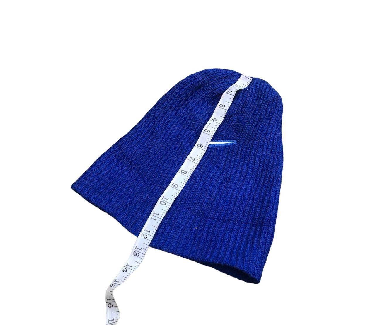 Nike Vintage 90s Nike Swoosh Royal Blue Beanie Snow Hat Size ONE SIZE - 5 Thumbnail