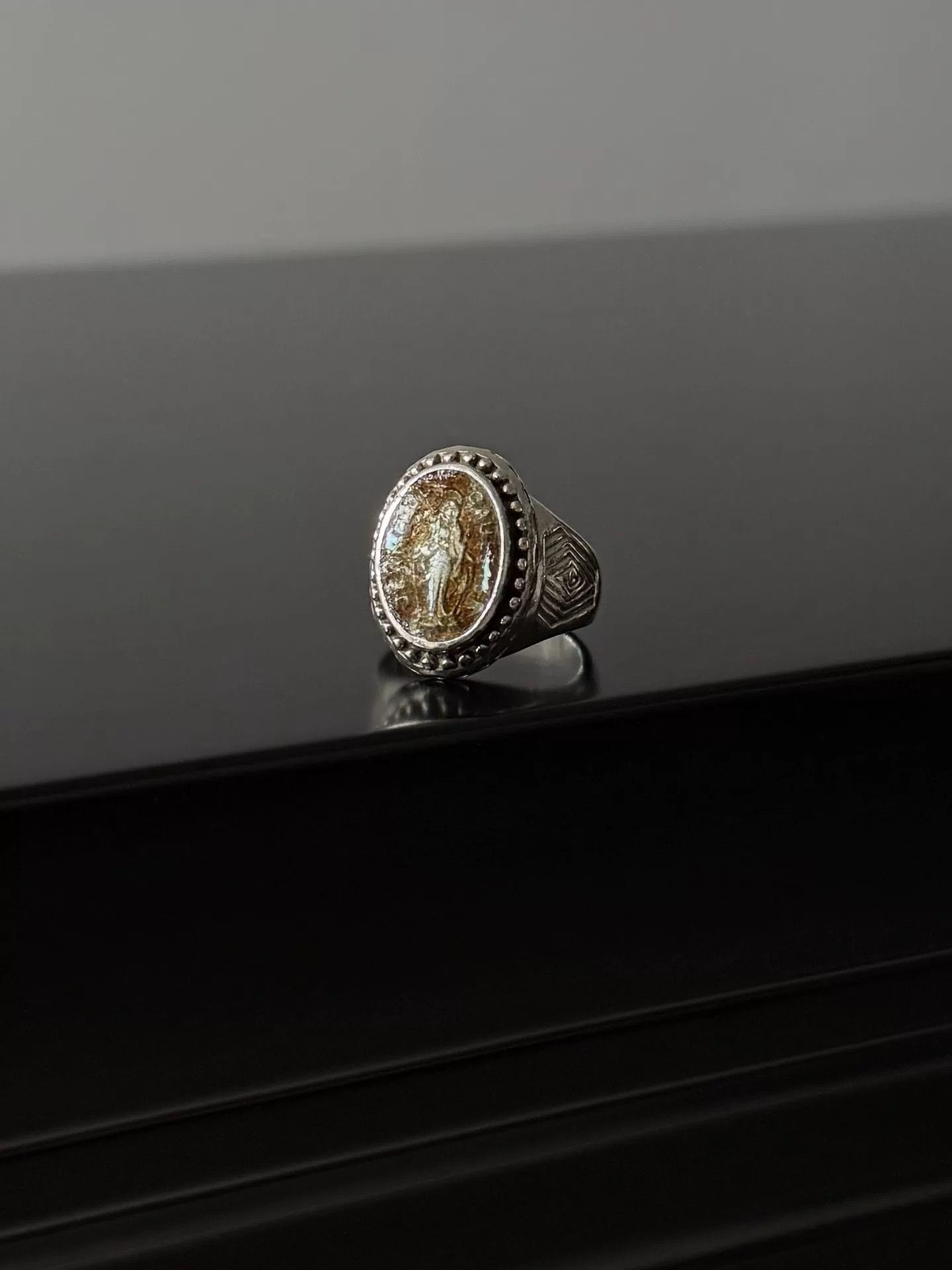 Jean Paul Gaultier Jean Paul Gaultier Virgin Mary Ring Size ONE SIZE - 1 Thumbnail