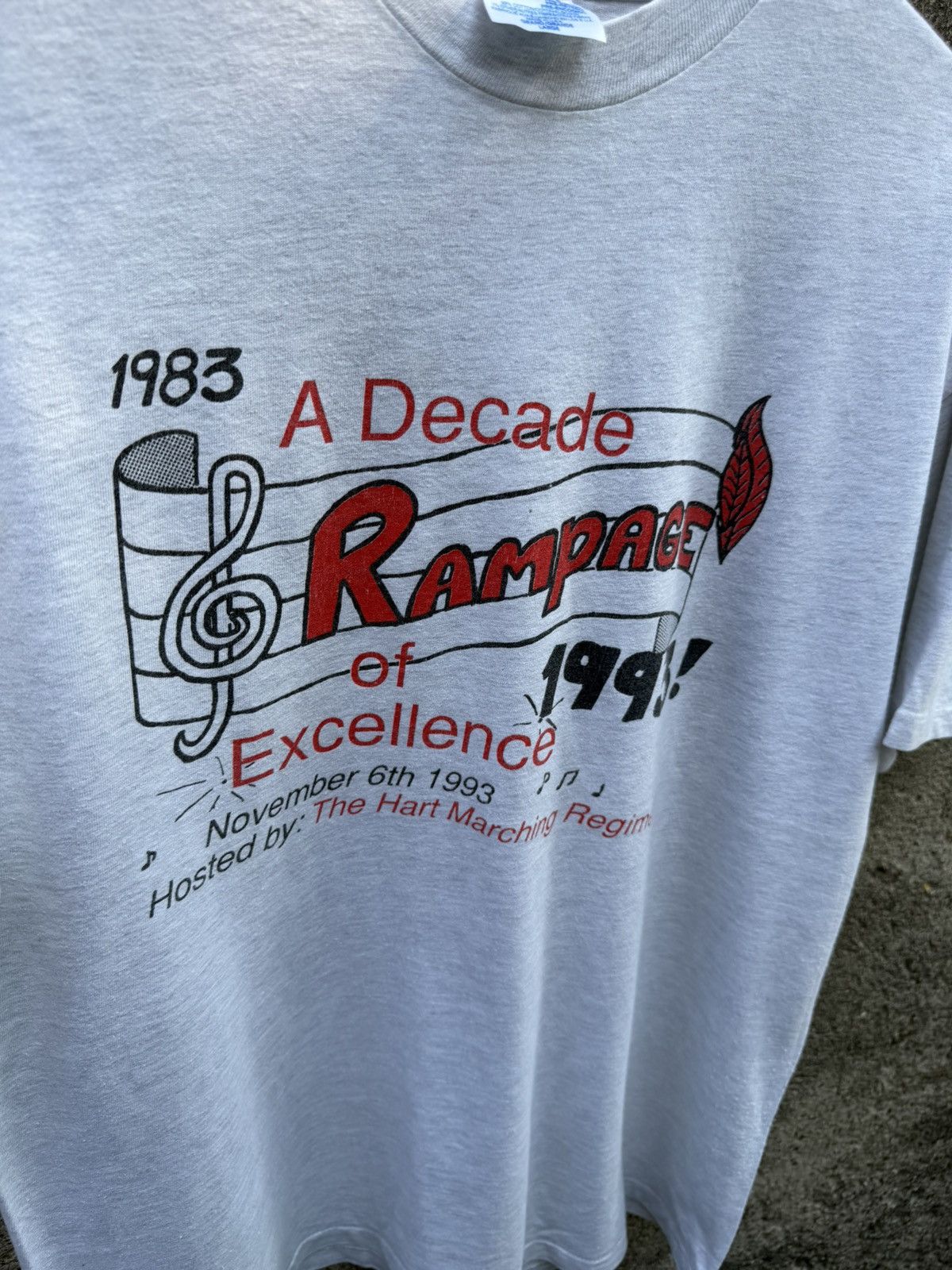 Vintage 1993 “A Decade of Rampage of Excellence” Size US L / EU 52-54 / 3 - 4 Thumbnail