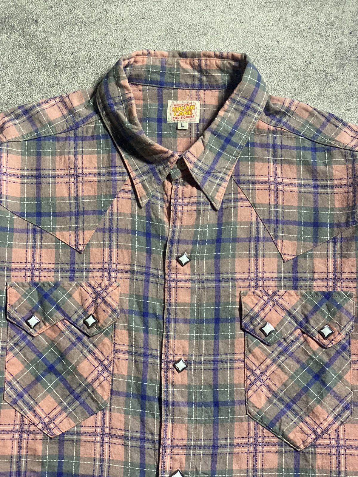 Sugar Cane Sugar Cane Western Plaid - Rockabilly Style Size US L / EU 52-54 / 3 - 3 Thumbnail