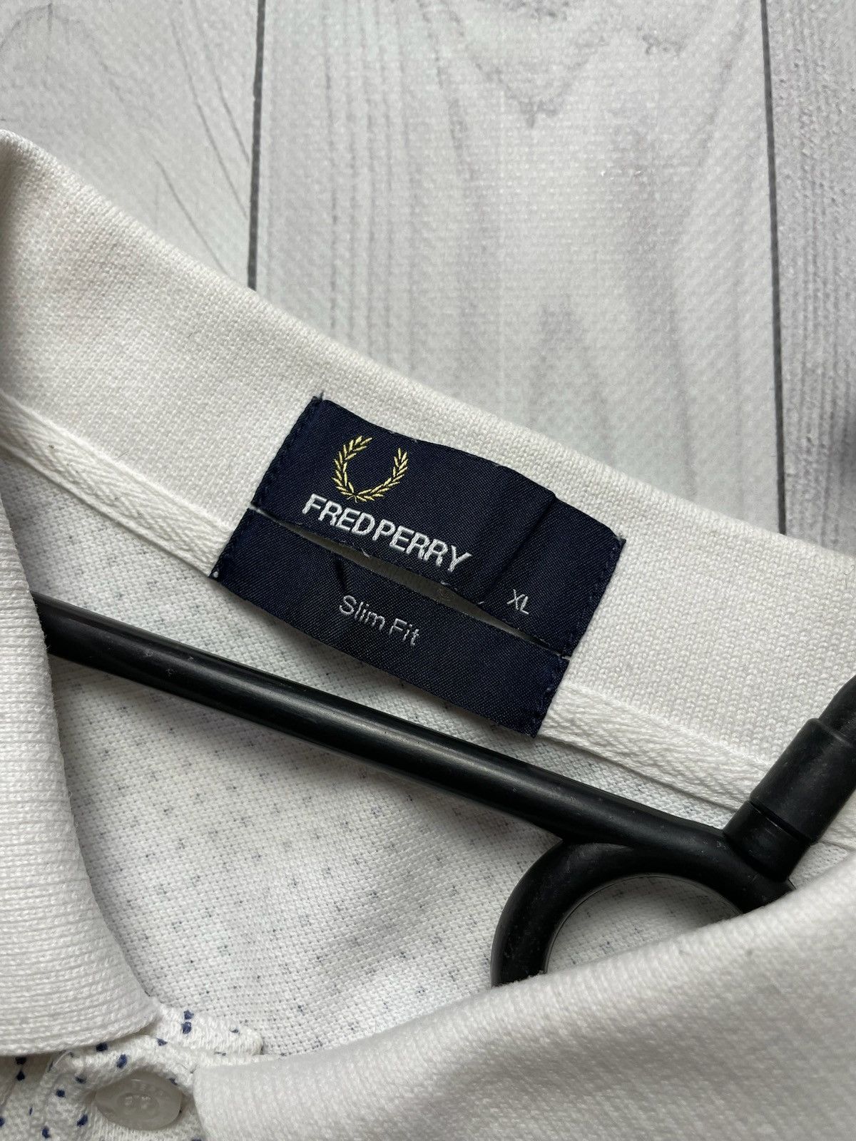 Fred Perry × Vintage Fred Perry polo white logo size XL Size US XL / EU 56 / 4 - 6 Thumbnail