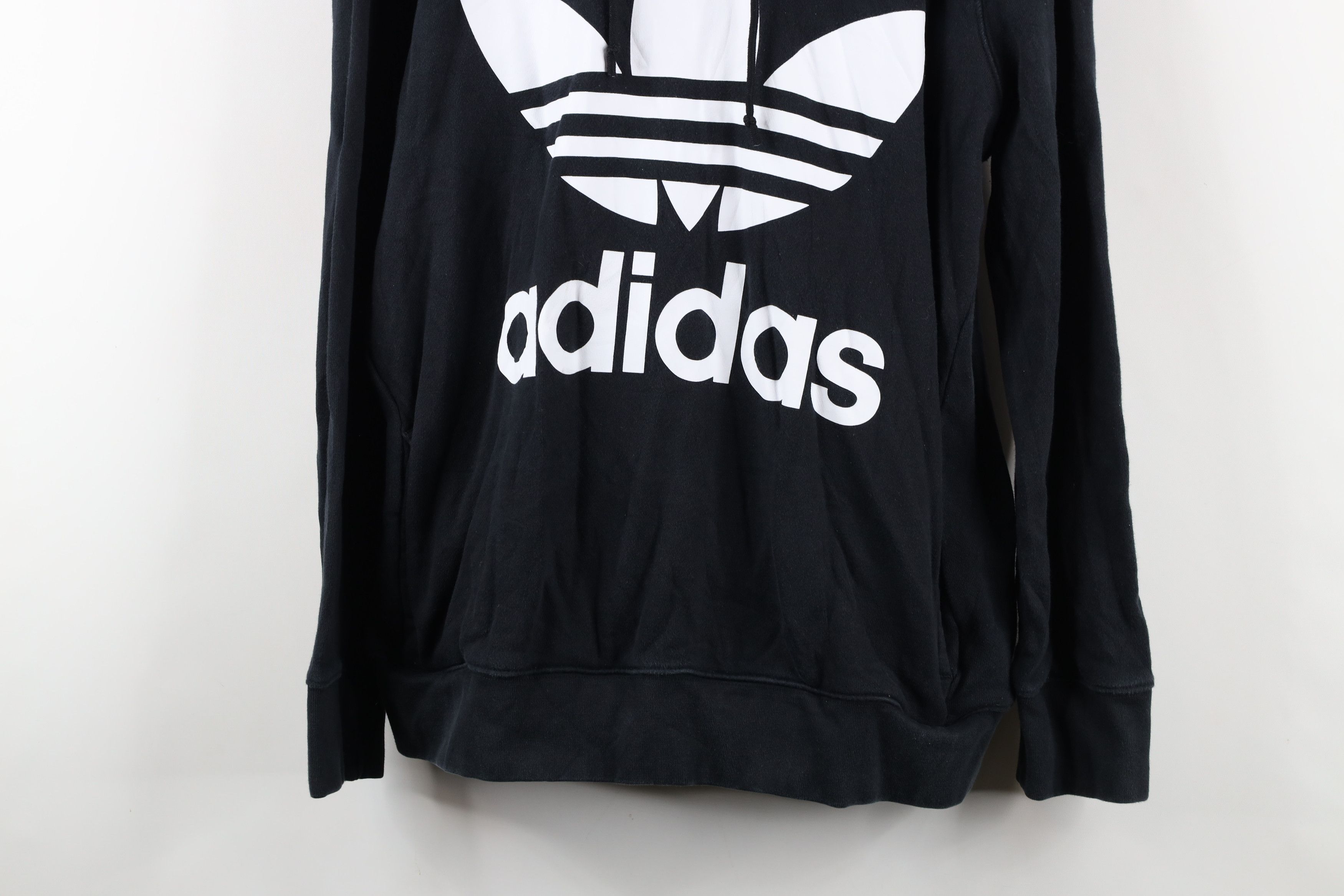 Adidas × Vintage Vintage Y2K Adidas Spell Out Big Logo French Terry Hoodie Size L / US 10 / IT 46 - 3 Thumbnail