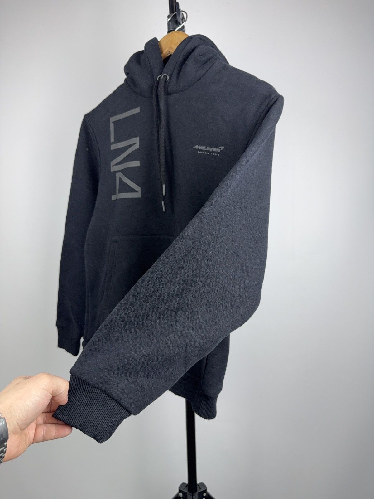 Malcolm McLaren Luxury McLaren Formula Team Hoodie LNA Racing Black Y2K Size S / US 4 / IT 40 - 5 Thumbnail