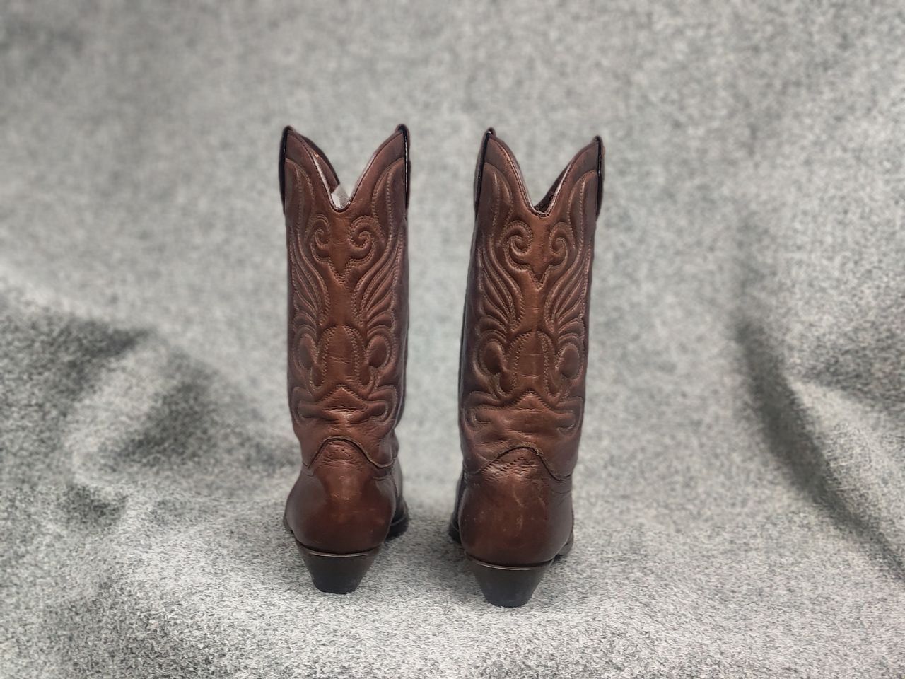 Sancho Boots Vintage 90's Joe Sanchez Leather Logo Western Cowboy Boots Size US 8 / EU 41 - 10 Thumbnail