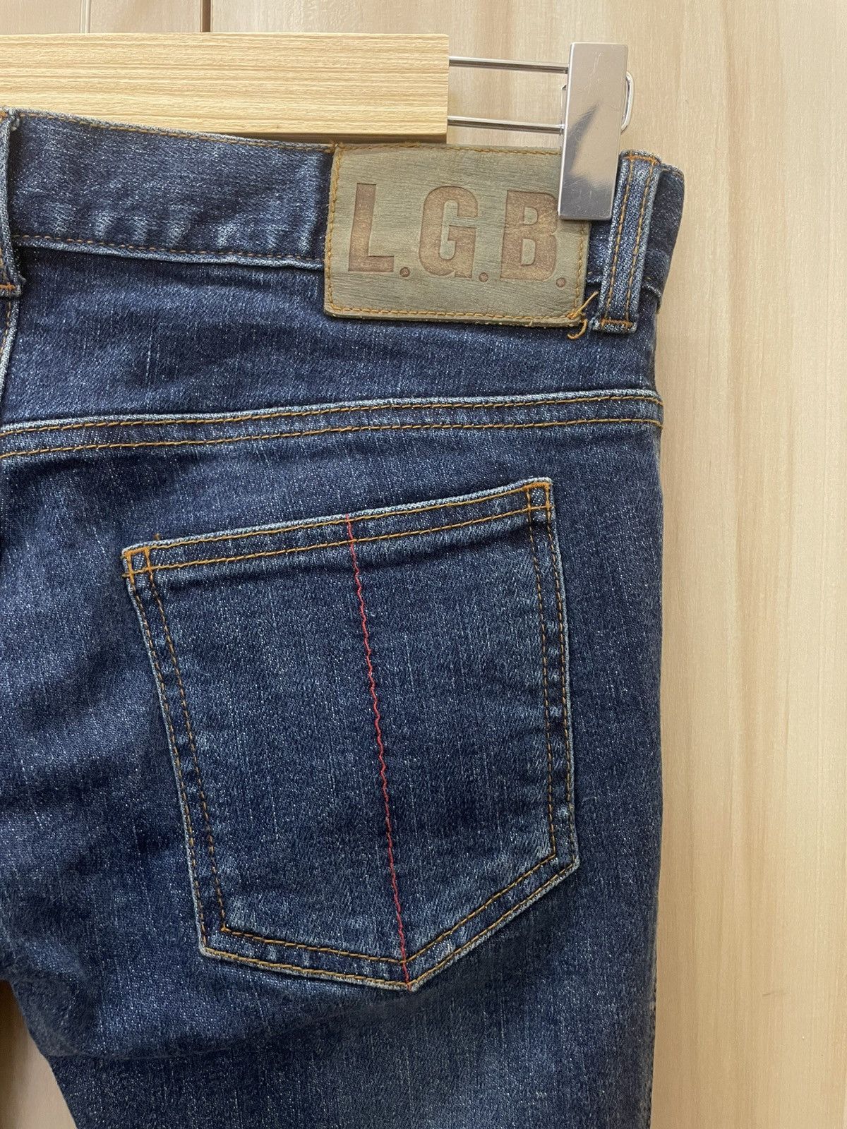 Le Grande Bleu (L.G.B.) LGB Strecthable Bootcut Distressed Jeans Size 30" / US 8 / IT 44 - 7 Thumbnail