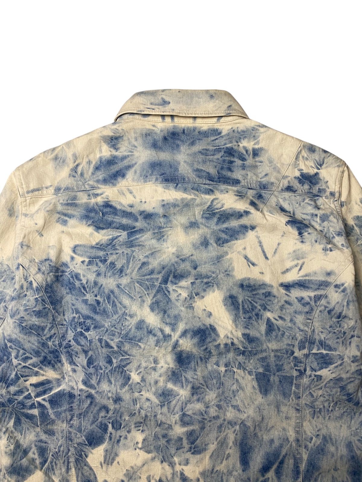 If Six Was Nine 2000's Tornado Mart Dyed Blue Shirts Size US M / EU 48-50 / 2 - 6 Thumbnail
