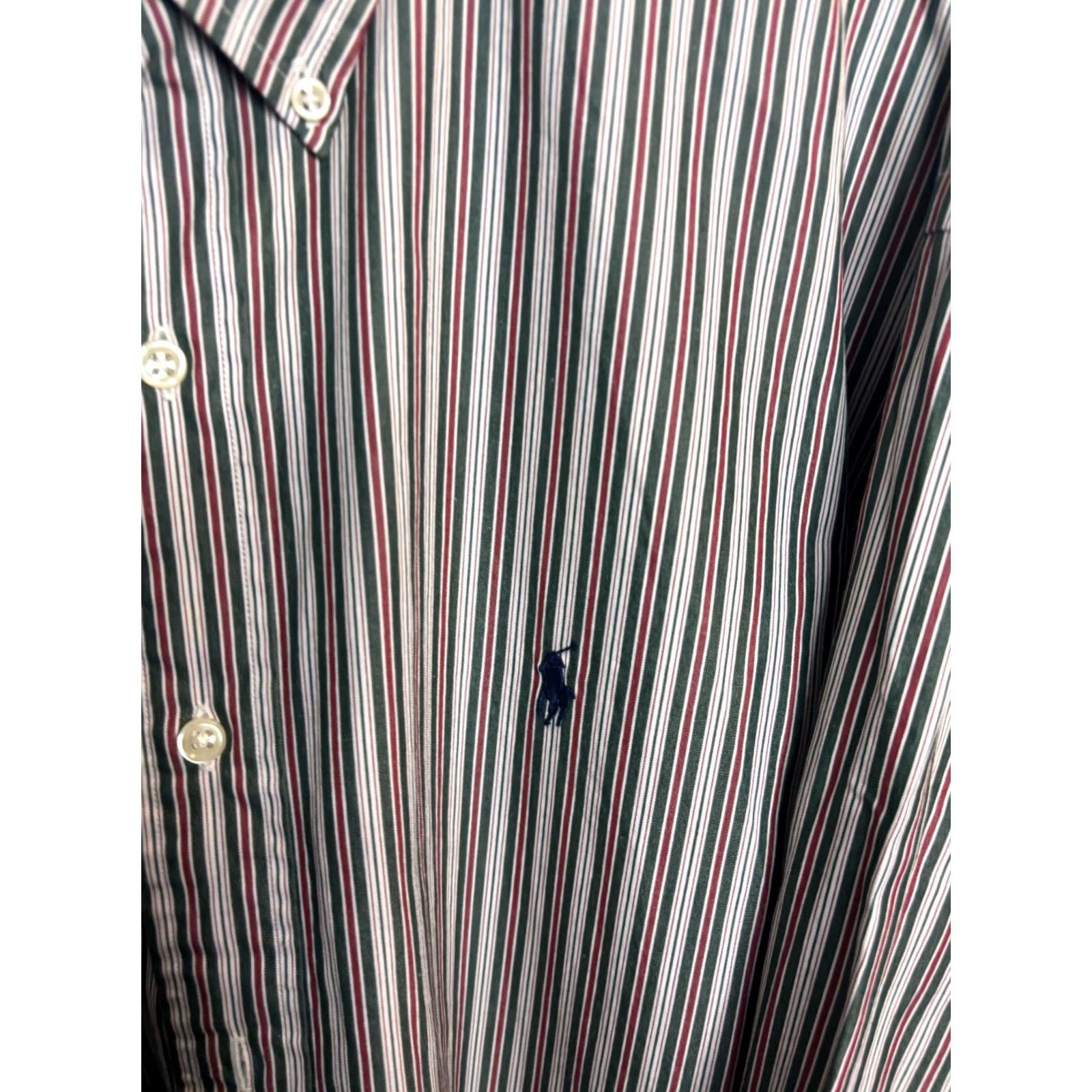Ralph Lauren VINTAGE Ralph Lauren Shirt Striped Button-Up 2XL Mens Size US XXL / EU 58 / 5 - 3 Thumbnail