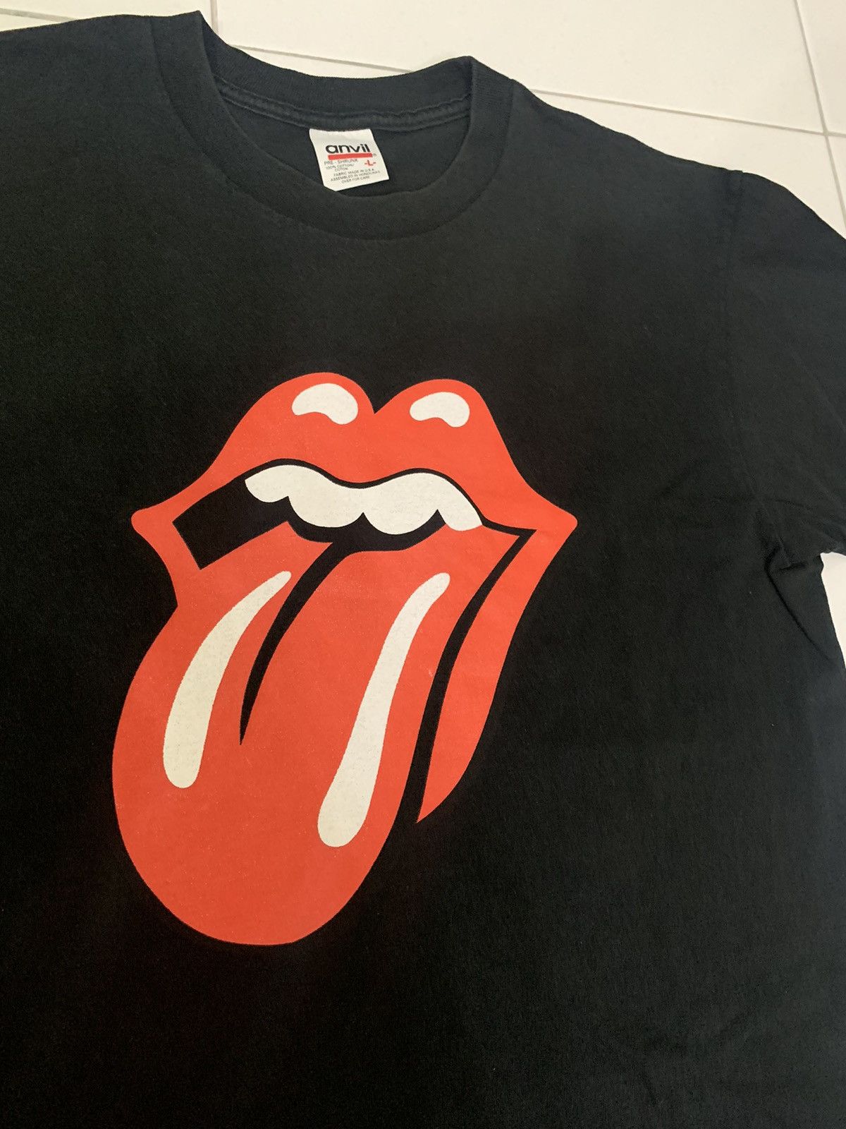 Band Tees × The Rolling Stones × Vintage Vintage Rolling Stone T Shirt World Tour 1997 Size US L / EU 52-54 / 3 - 4 Thumbnail