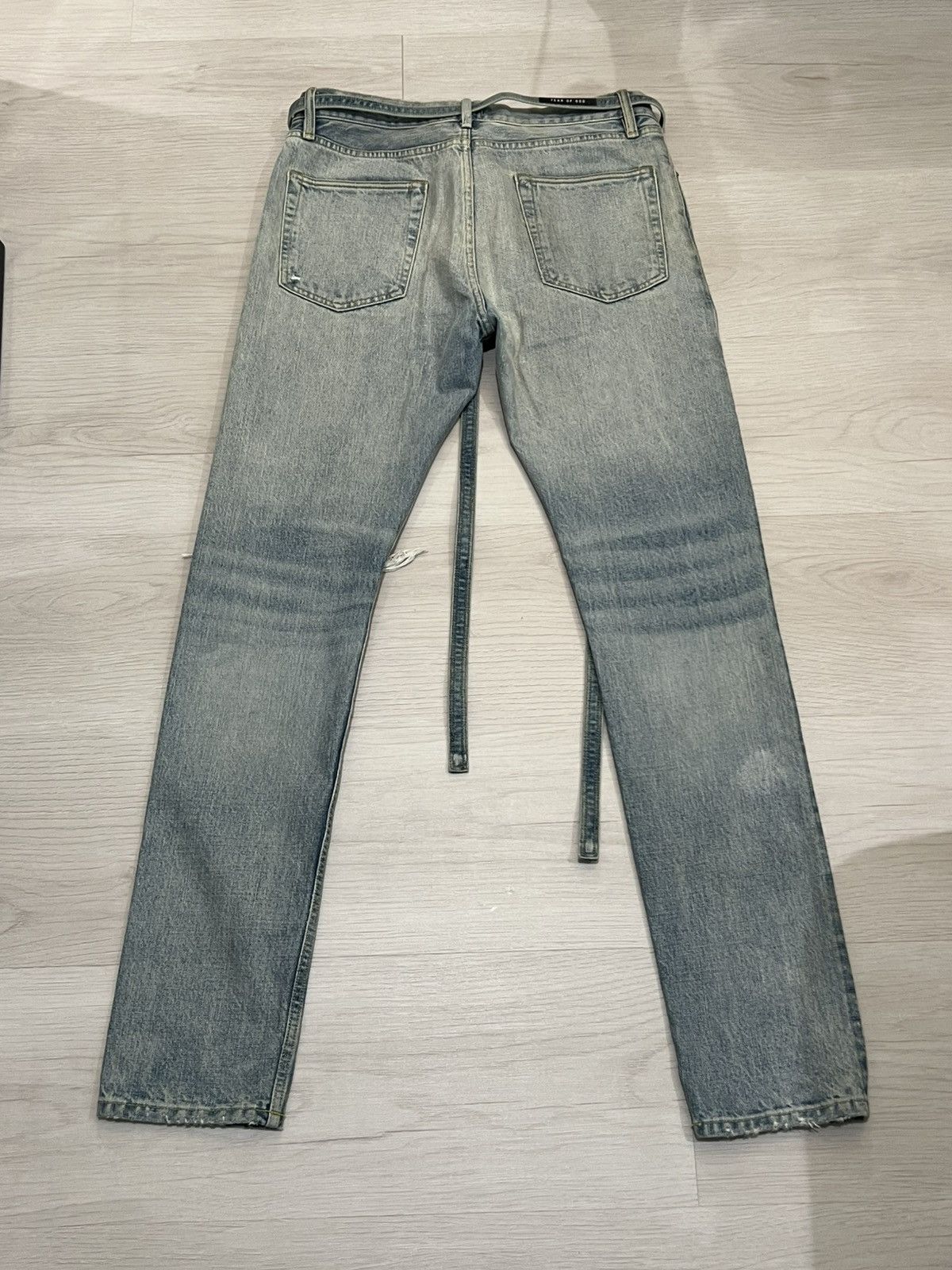 Fear of God Fear of God 6th Collection Distressed Denim Size US 34 / EU 50 - 10 Thumbnail