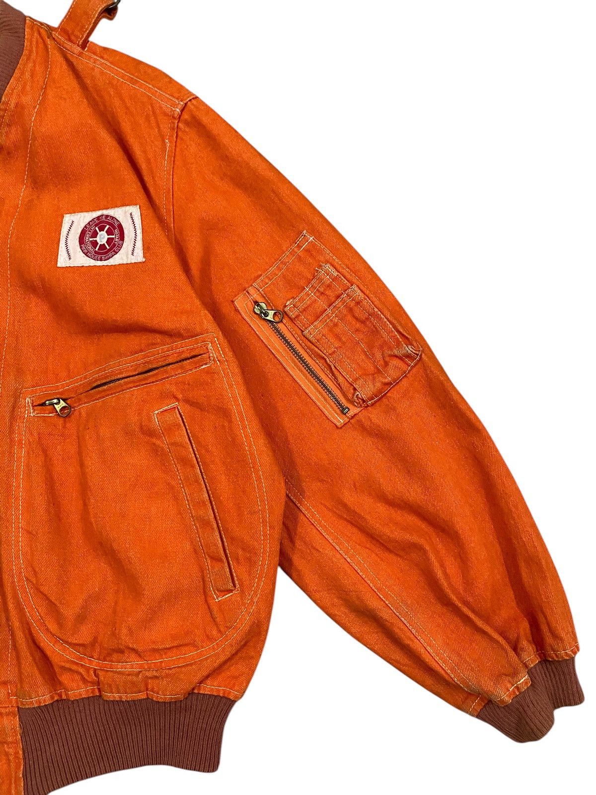 Pink House Vtg Pink House Shimpa Club Bomber Denim Jacket Size US M / EU 48-50 / 2 - 8 Thumbnail